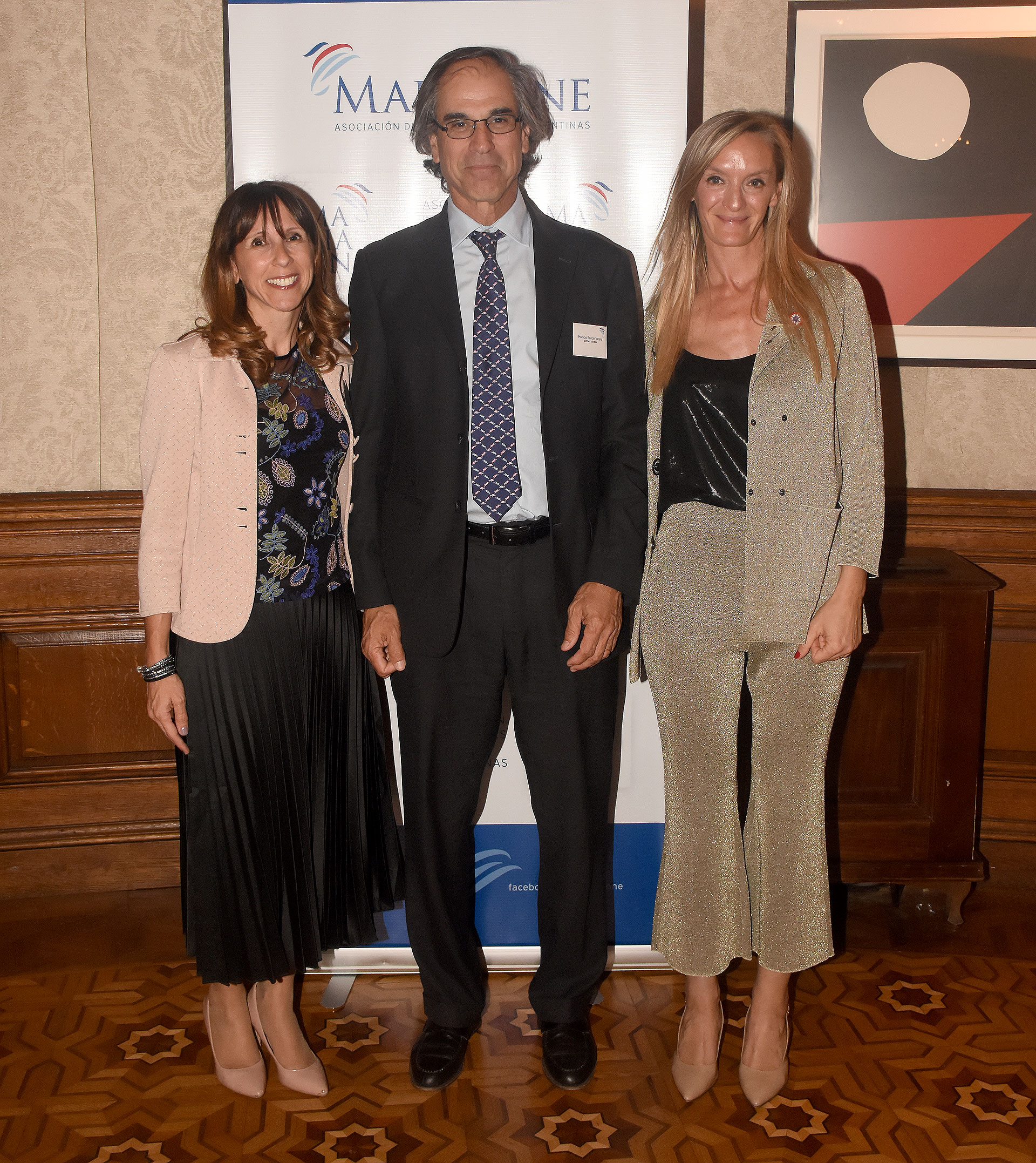 Fernanda Mierez, Horacio Beccar Varela y Eugenia Botta