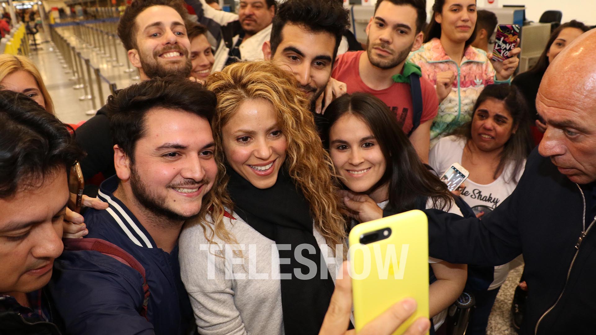 Muchos fans la recibieron con un gran cariño (Matías Souto – Grosby Group)