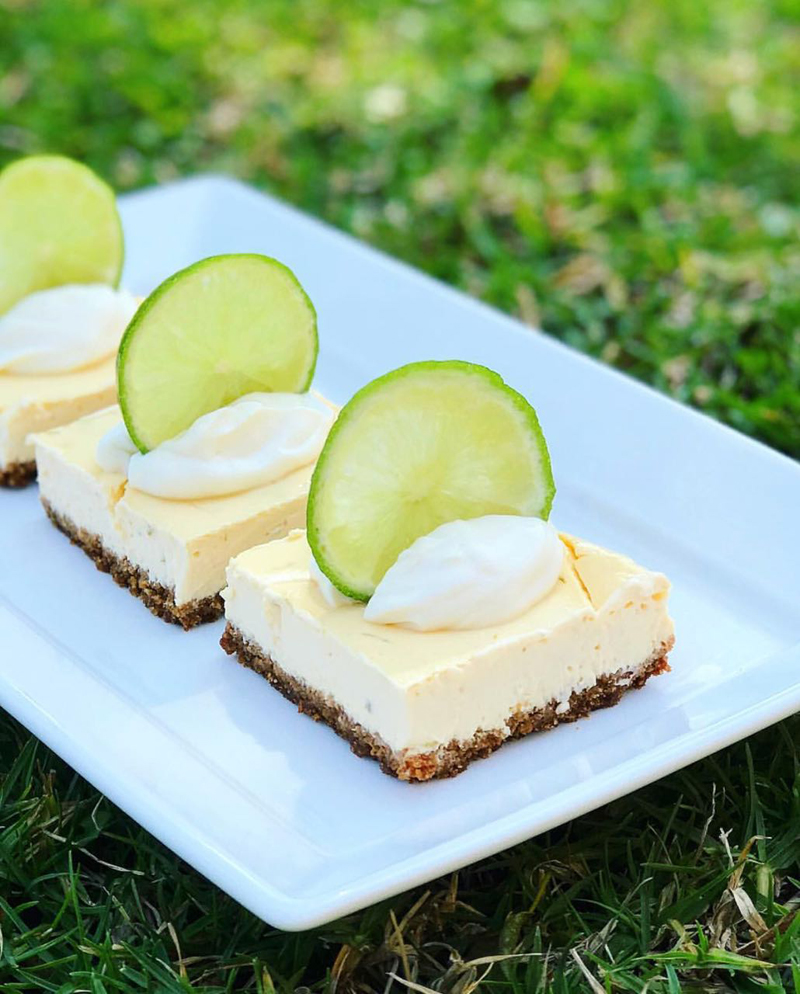 Key Lime Pie saludable, una de las delicias top de la cuenta de Mica en Instagram. Fácil, rica y sana
