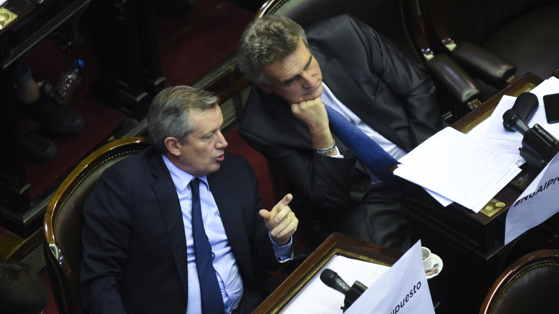 Emilio Monzó y Agustín Rossi