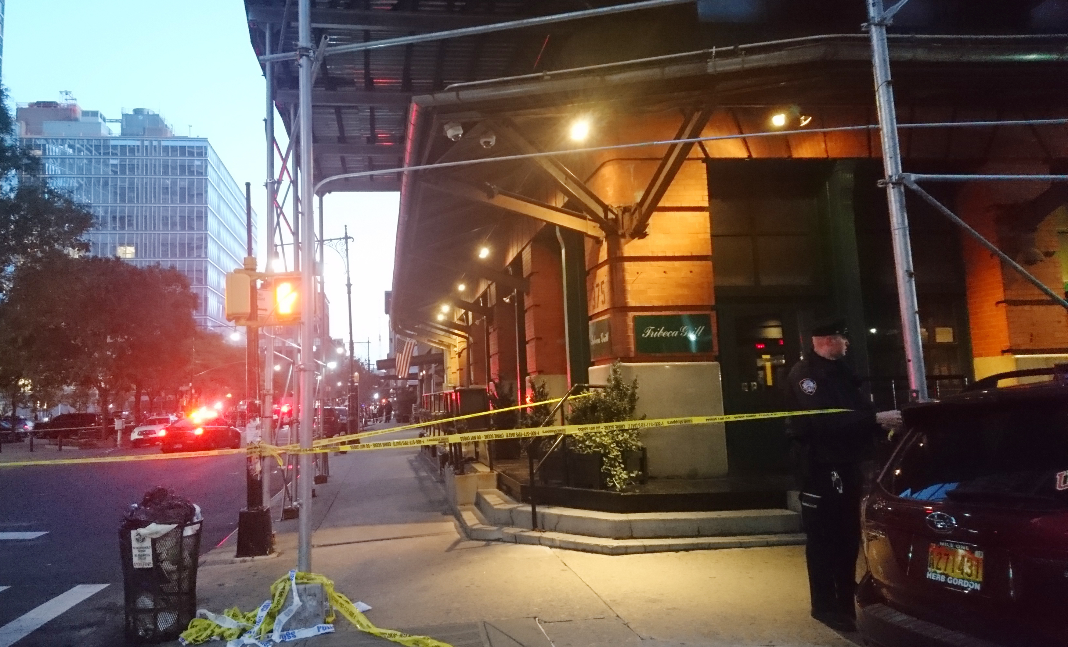 Las calles de Tribeca fueron acordonadas por la Policía (AP)