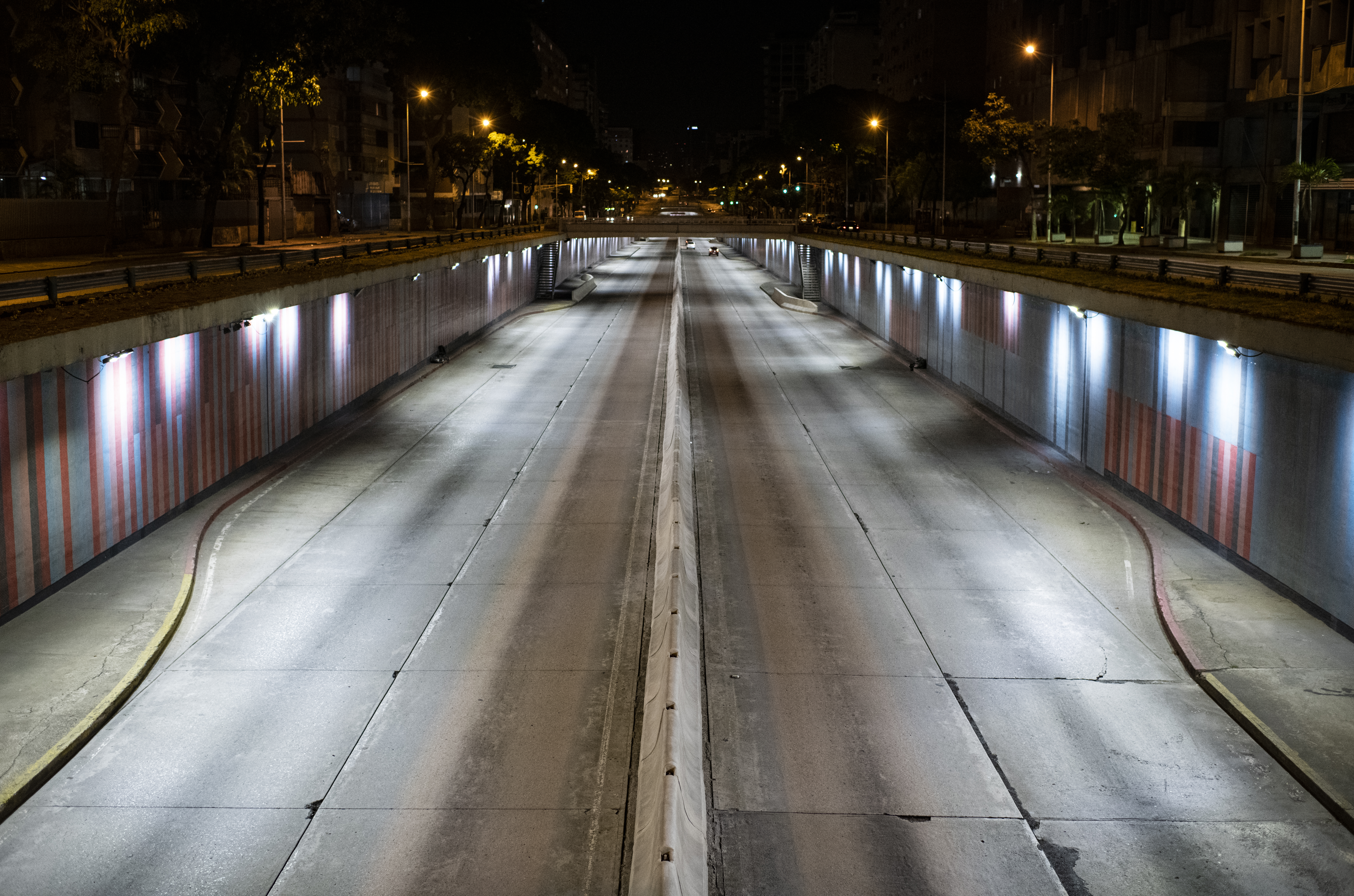 La avenida Libertador. (RONALDO SCHEMIDT / AFP)