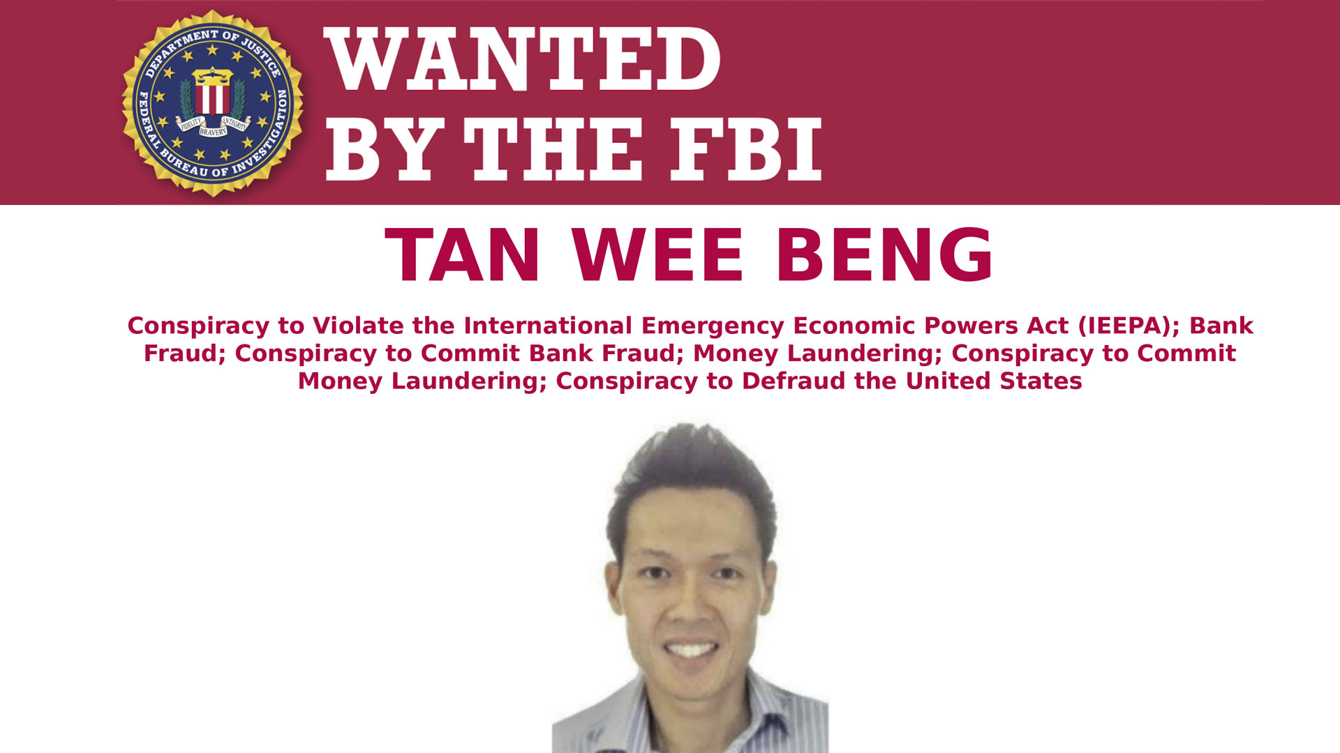 Tan Wee Beng, el empresario de Singapur que está en la mira del FBI