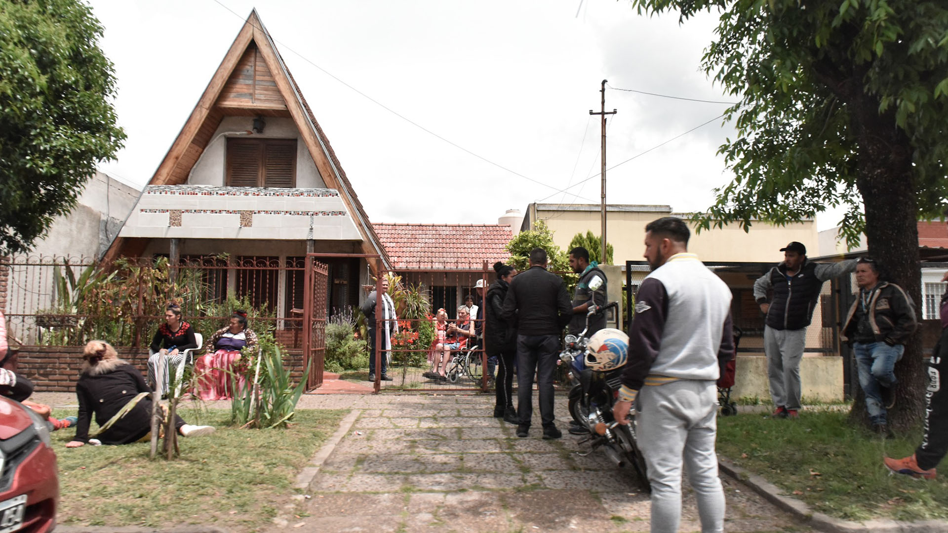 La casa de la víctima está ubicada a solo dos cuadras de la vivienda del joven sospechoso. (Adrian Escandar)