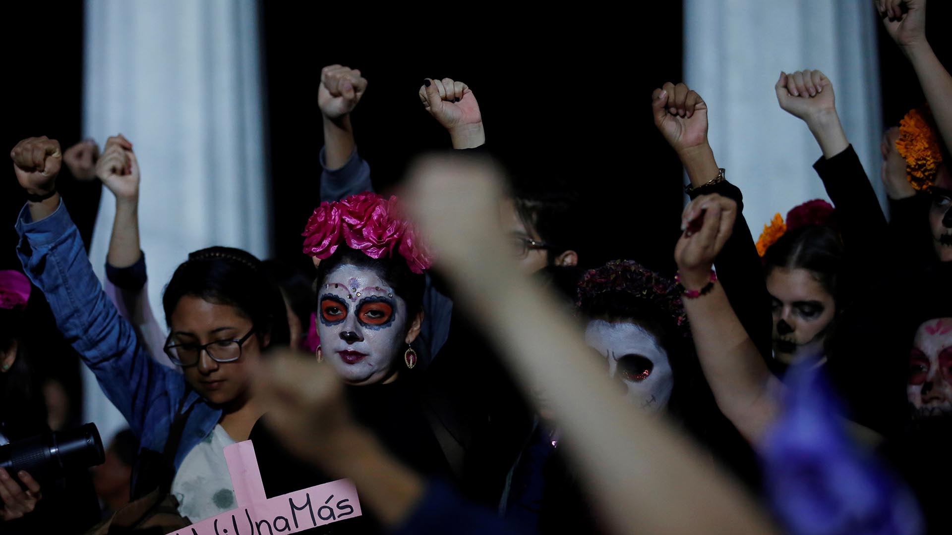 Protestas contra los asesinatos de mujeres (Foto: Reuters)