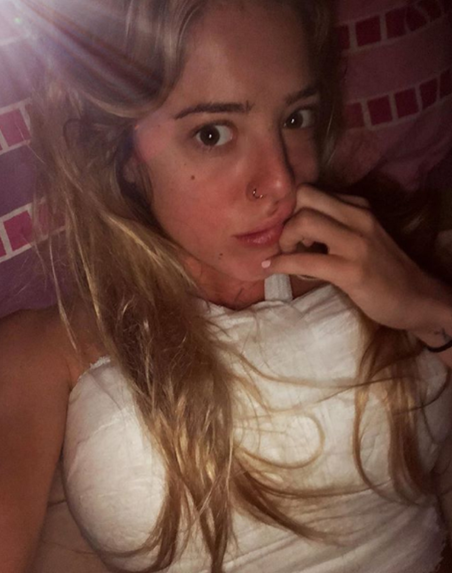Nati Jota decidió achicarse las lolas, por un tema de salud, y compartió en las redes sociales una foto del postoperatorio (Instagram)