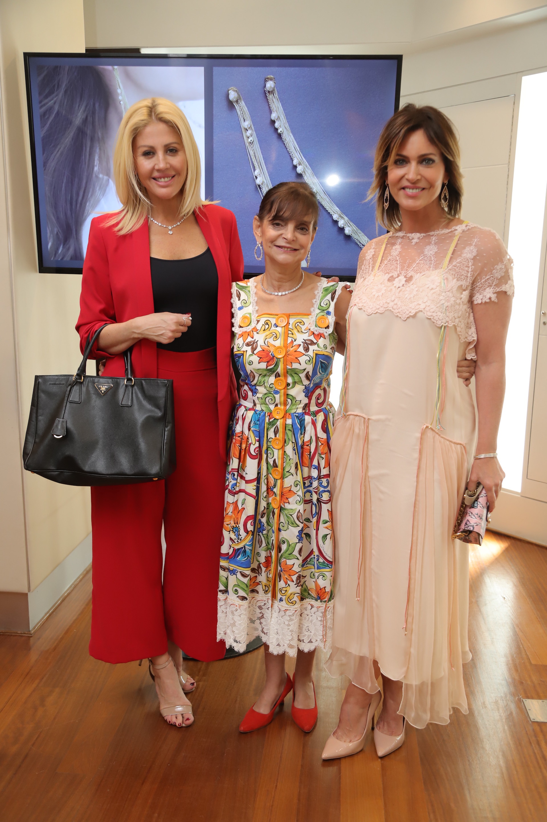 Barbie Simons, Claudia Stad y Karina Mazzocco