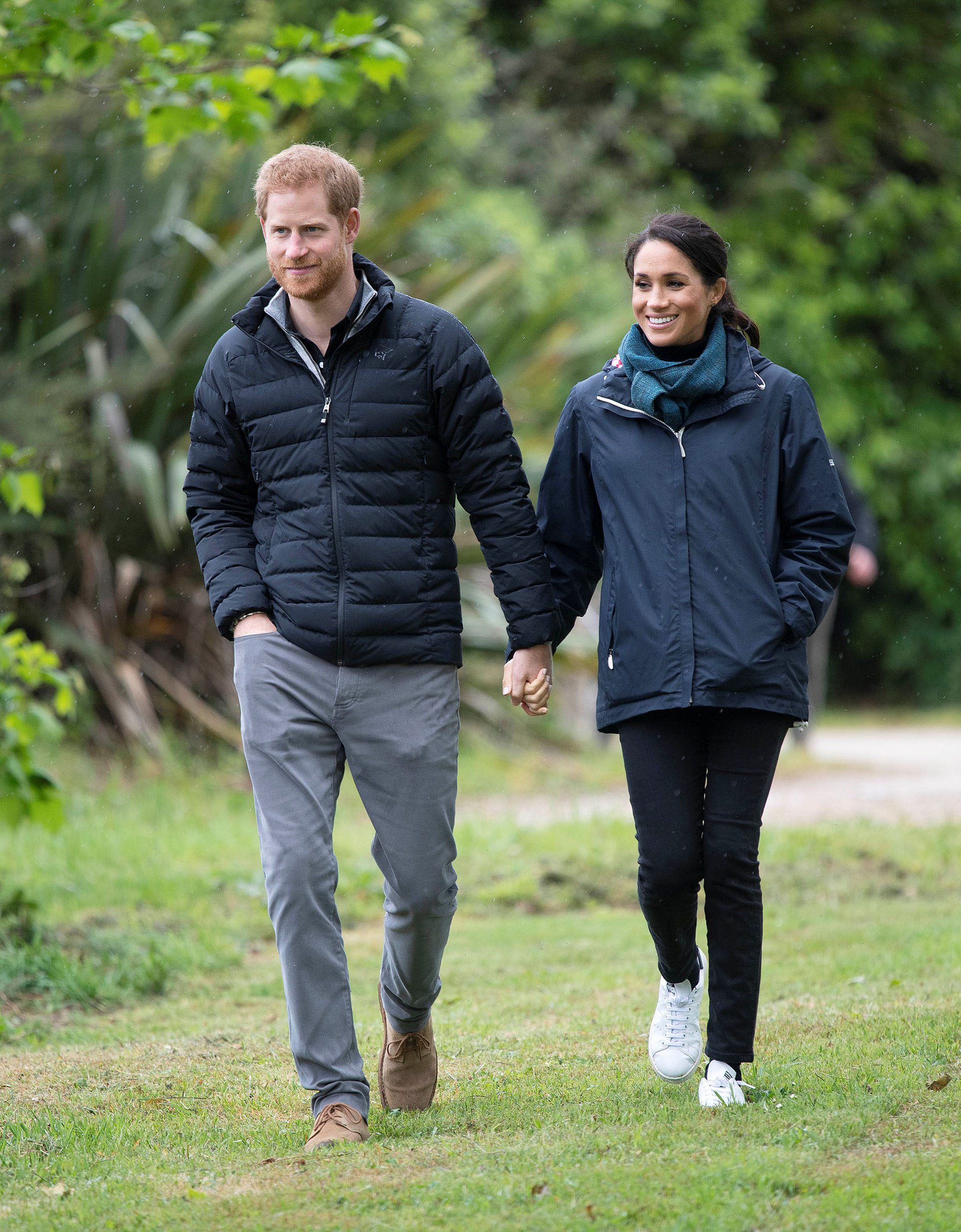 El príncipe Harry y Meghan Markl en Abel Tasman National Park, Nueva Zelanda