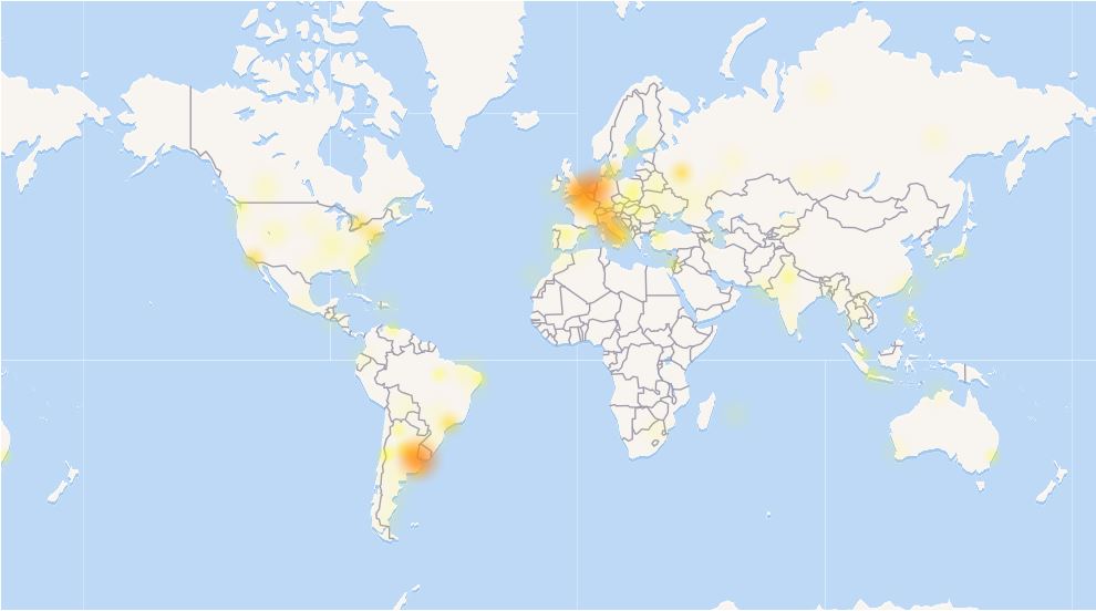 Reportes de fallas en Instagram