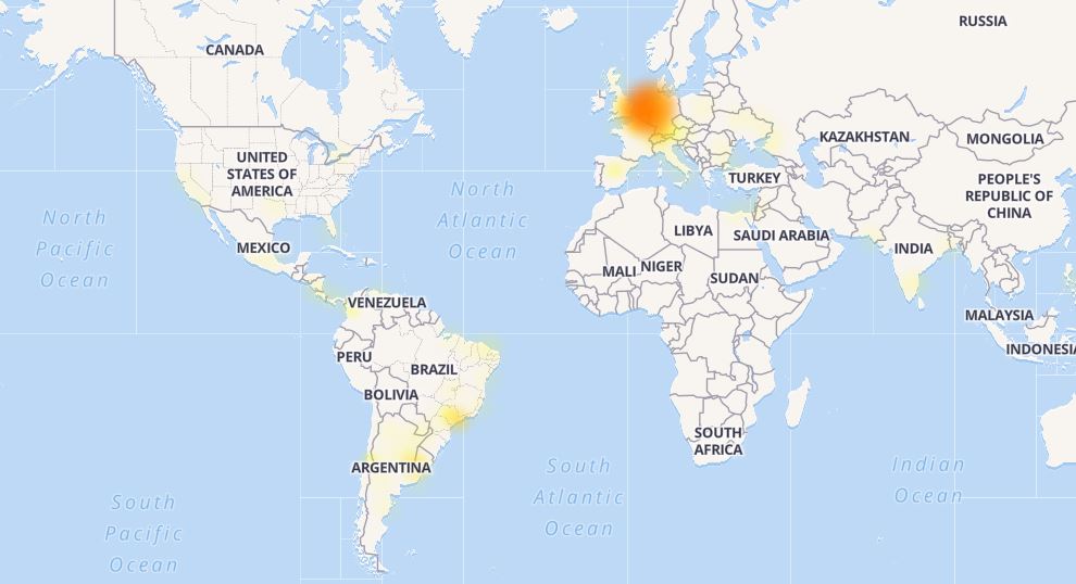 Reporte de fallas en WhatsApp