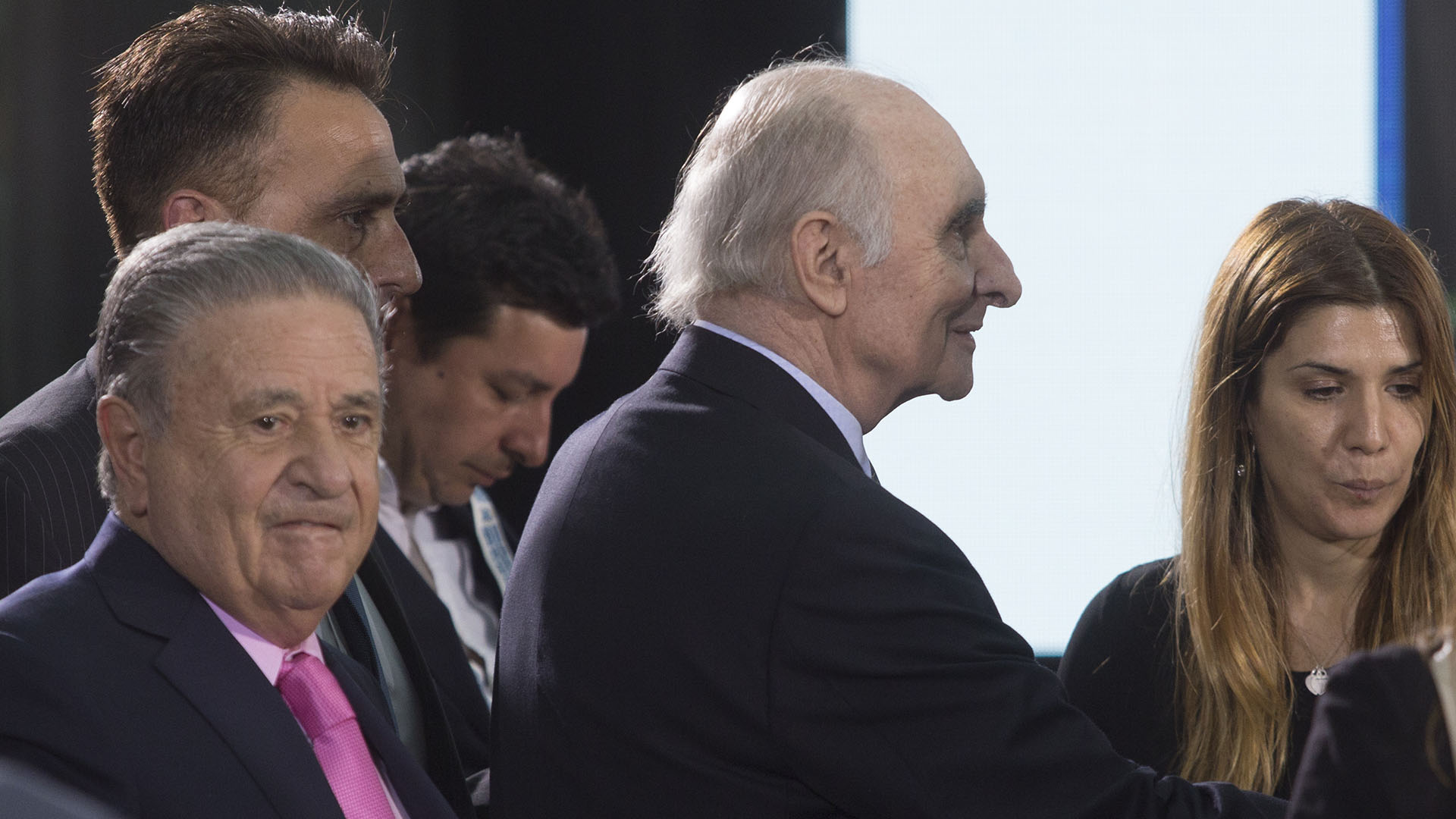 Eduardo Duhalde y el ex presidente Fernando De La Rúa