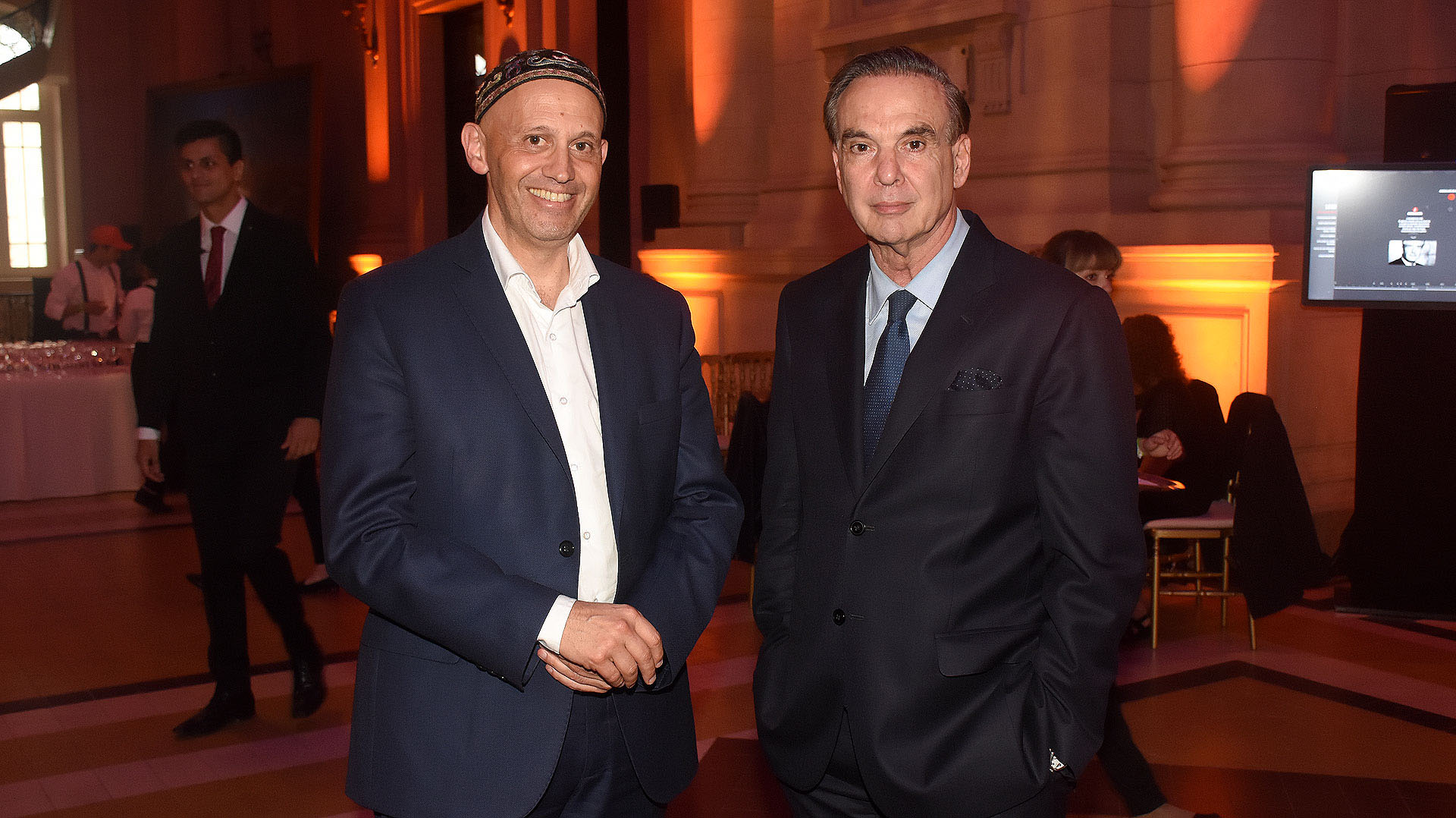 Sergio Bergman, secretario de Ambiente, y Miguel Ángel Pichetto