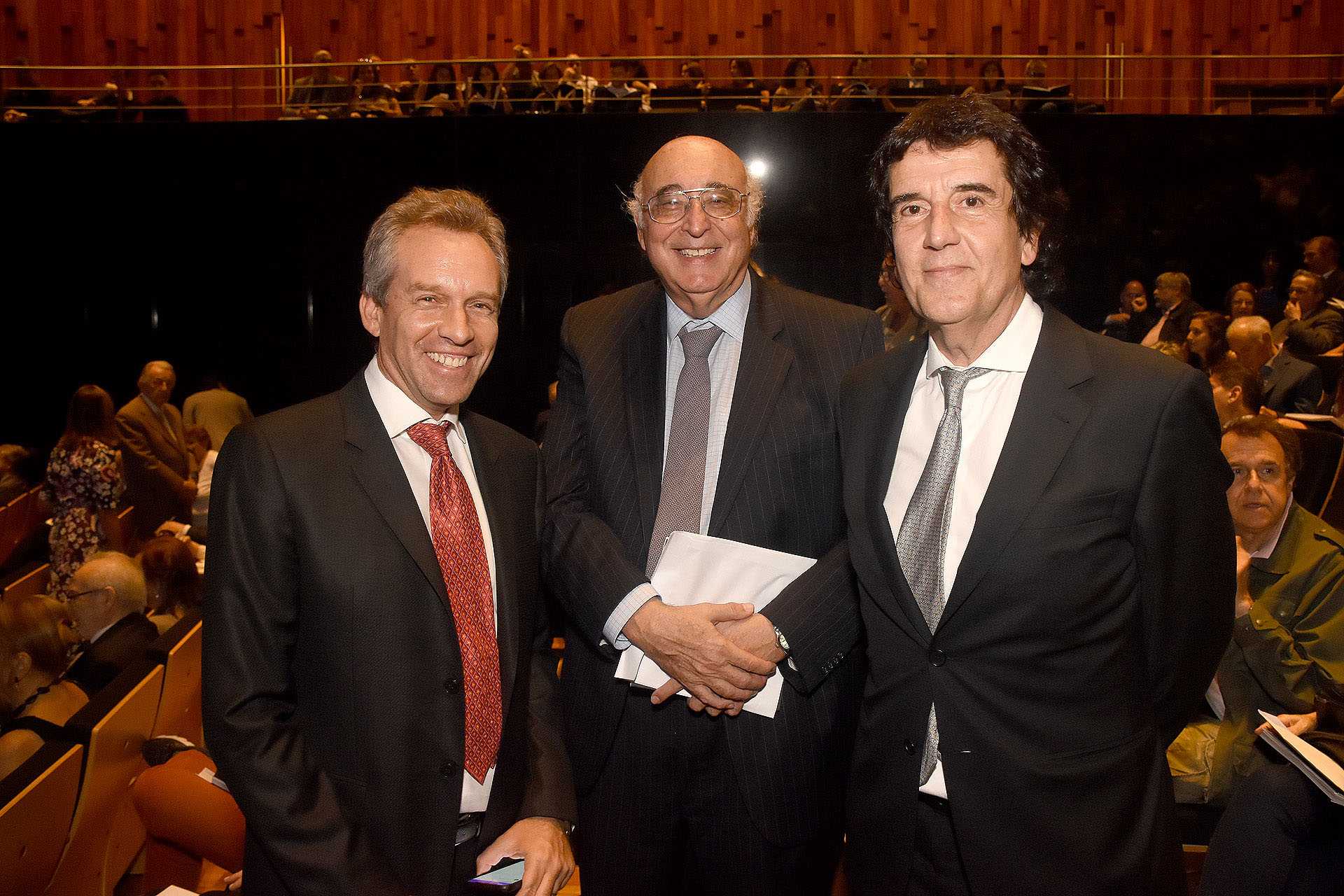 Pablo Wende, Miguel Broda y Carlos Melconian