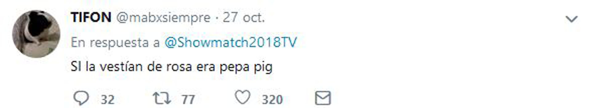 El mensaje al que le dio “me gusta” Natalie Weber