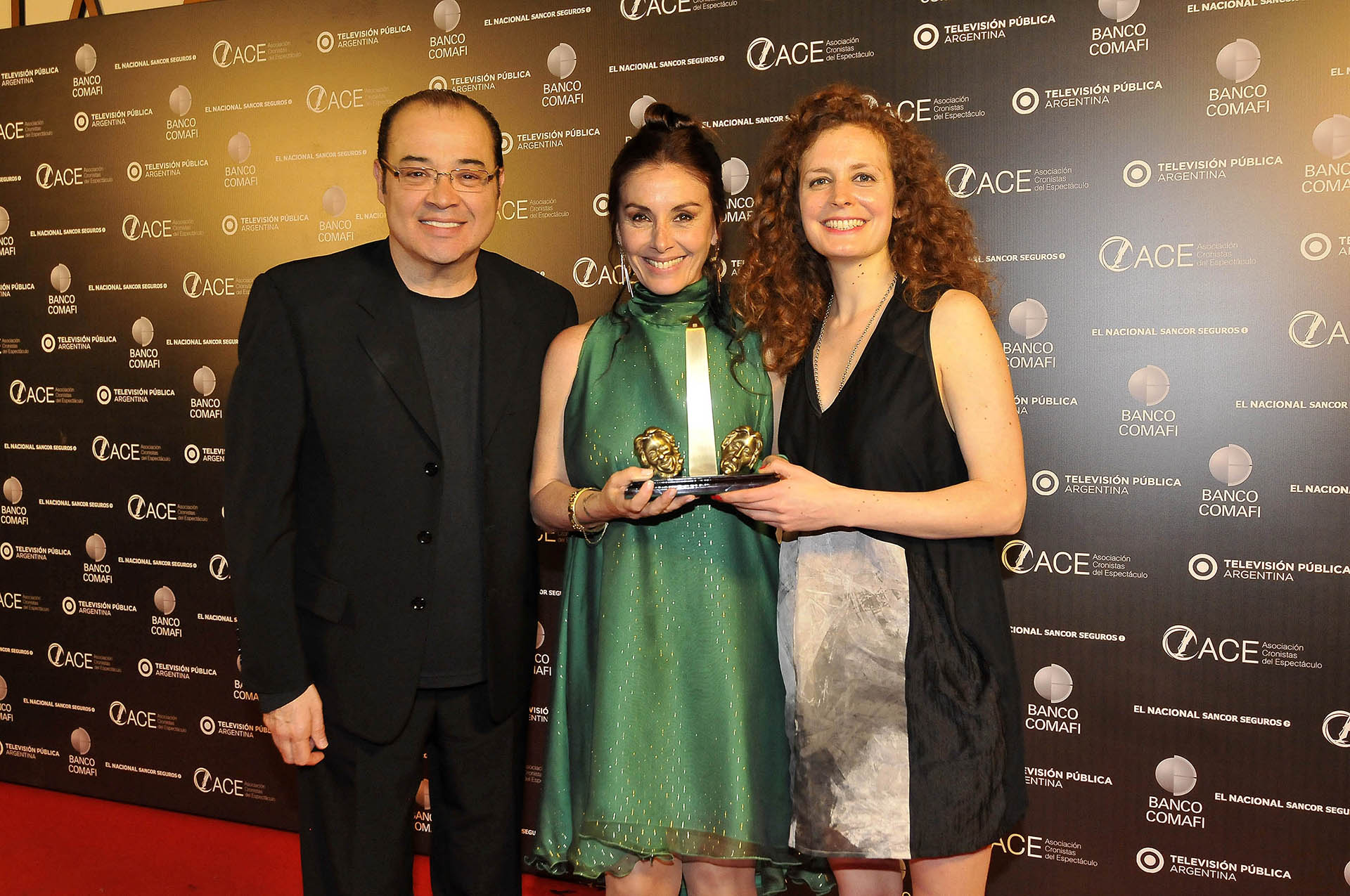 Jorge Suárez, Viviana Saccone y María Zubiri