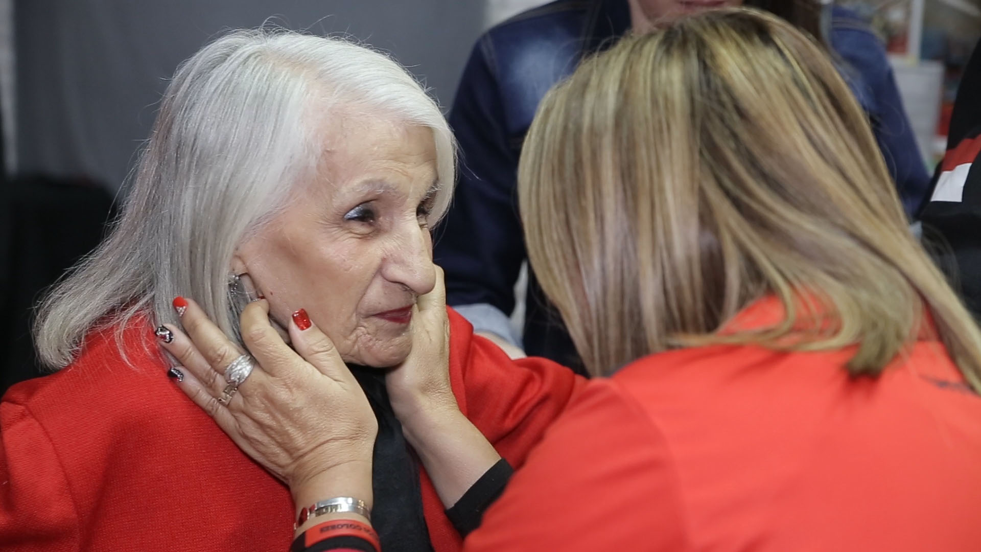 La Profe Lucía con Amelia Montero