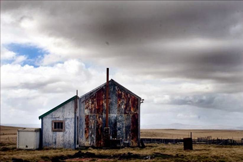 El refugio de los comandos argentinos