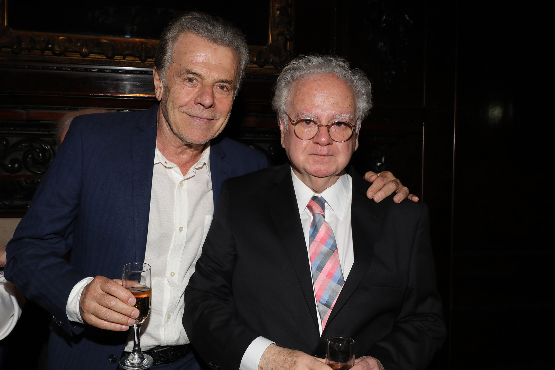 El actor Víctor Laplace, con el agasajado