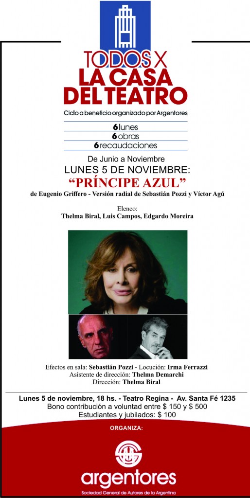 Afiche Principe azul