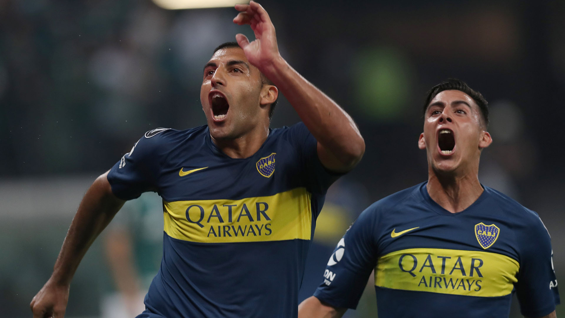 El grito duplicado de Ábila y Cristian Pavón