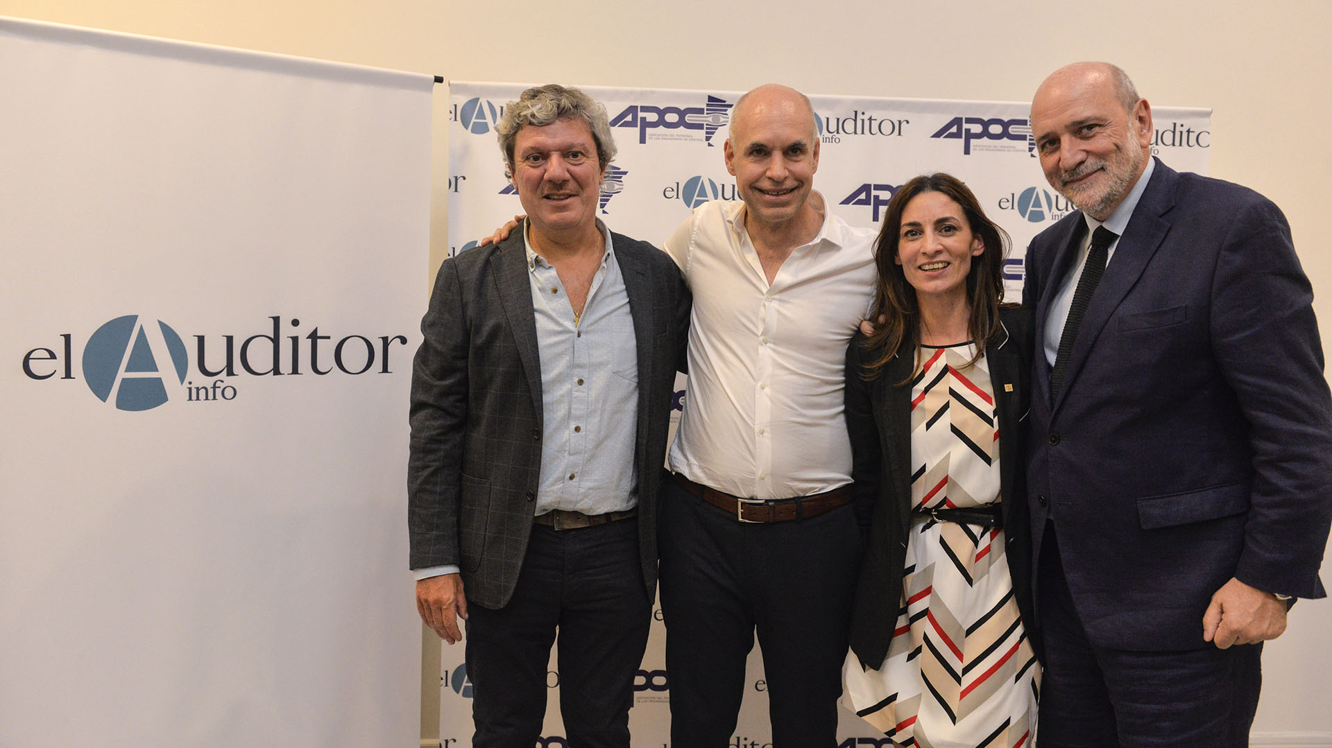 Federico Recagno, Horacio Rodríguez Larreta, Carla Pitiot y Jesús Rodríguez