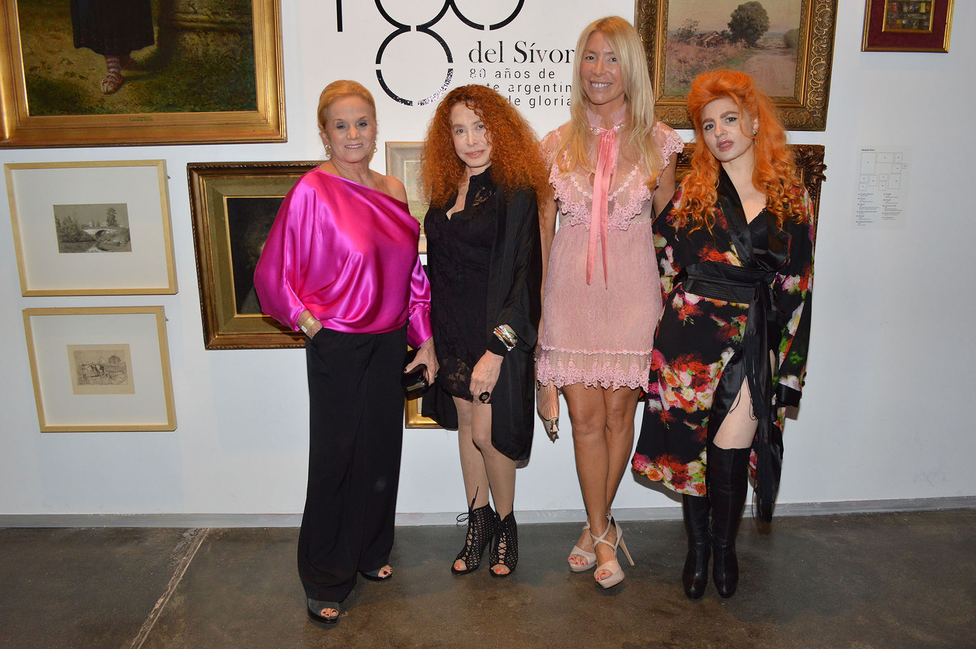 Elsa Serrano, Maureene Dinar, Susana Clur y Verónica De la Canal