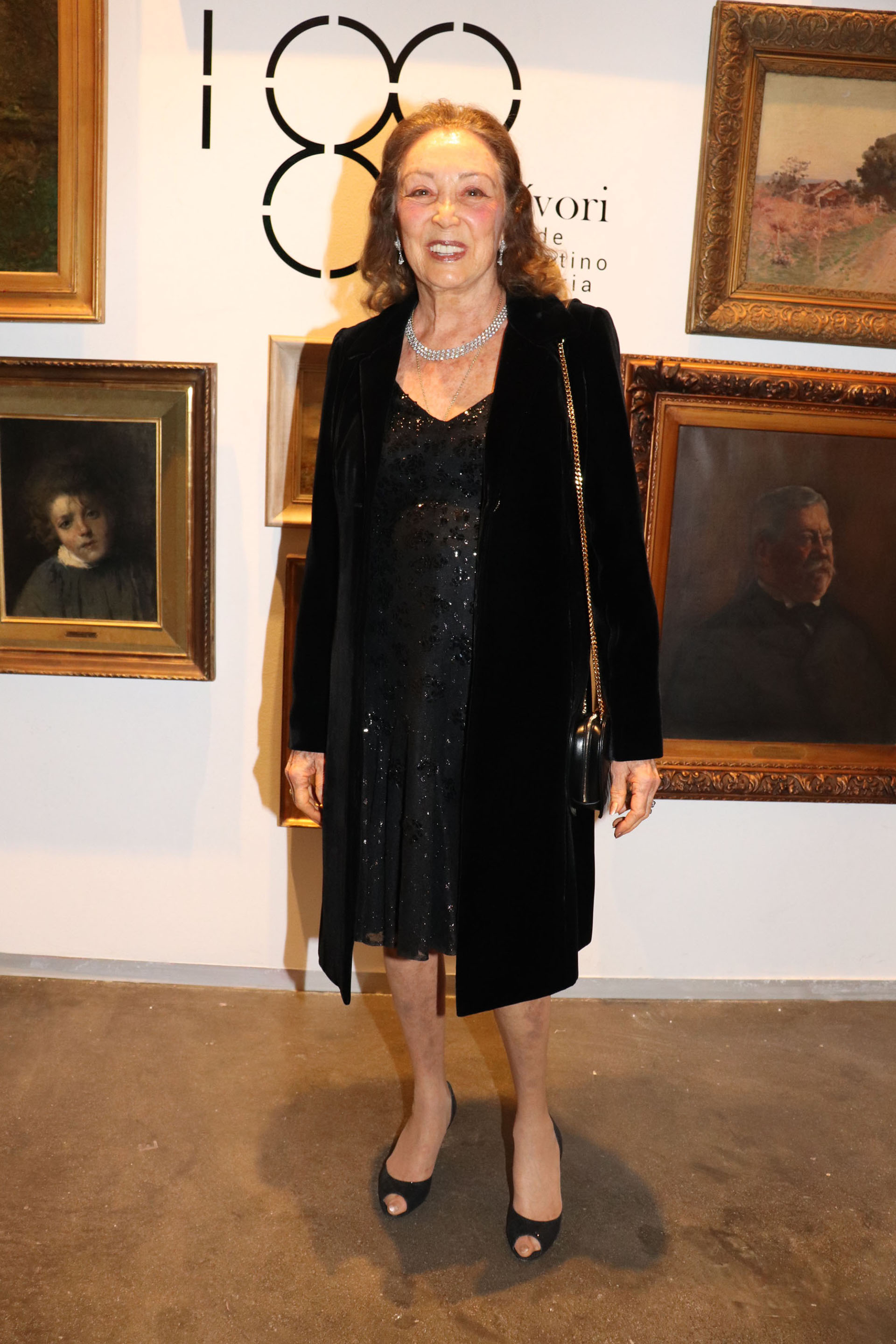 Hebe Colman de Roemmers, madrina de la Asociación de Amigos del Museo Sívori