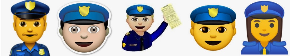 Emojis de policía