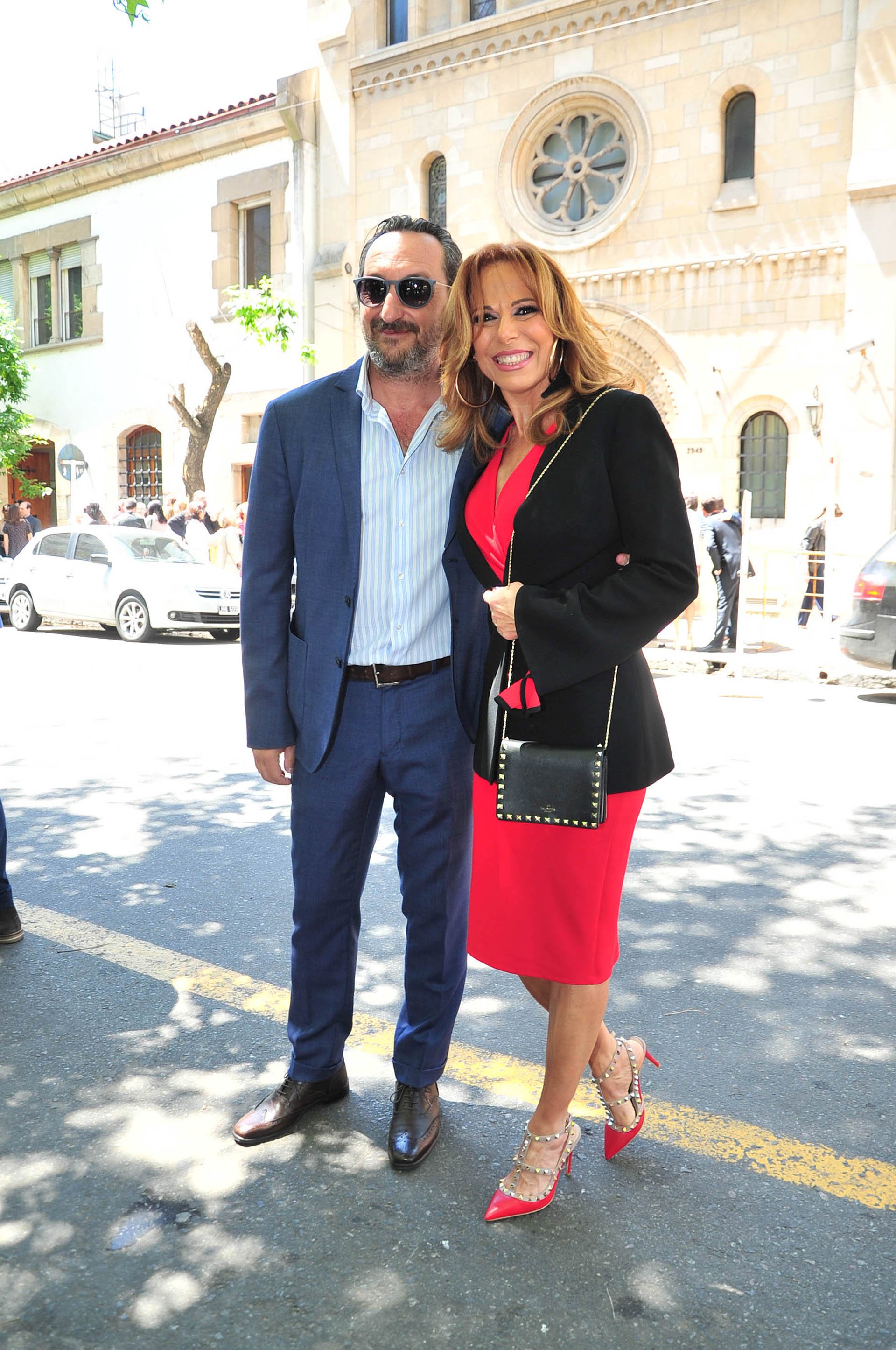 Antonello Grandolfo acompañó a su pareja