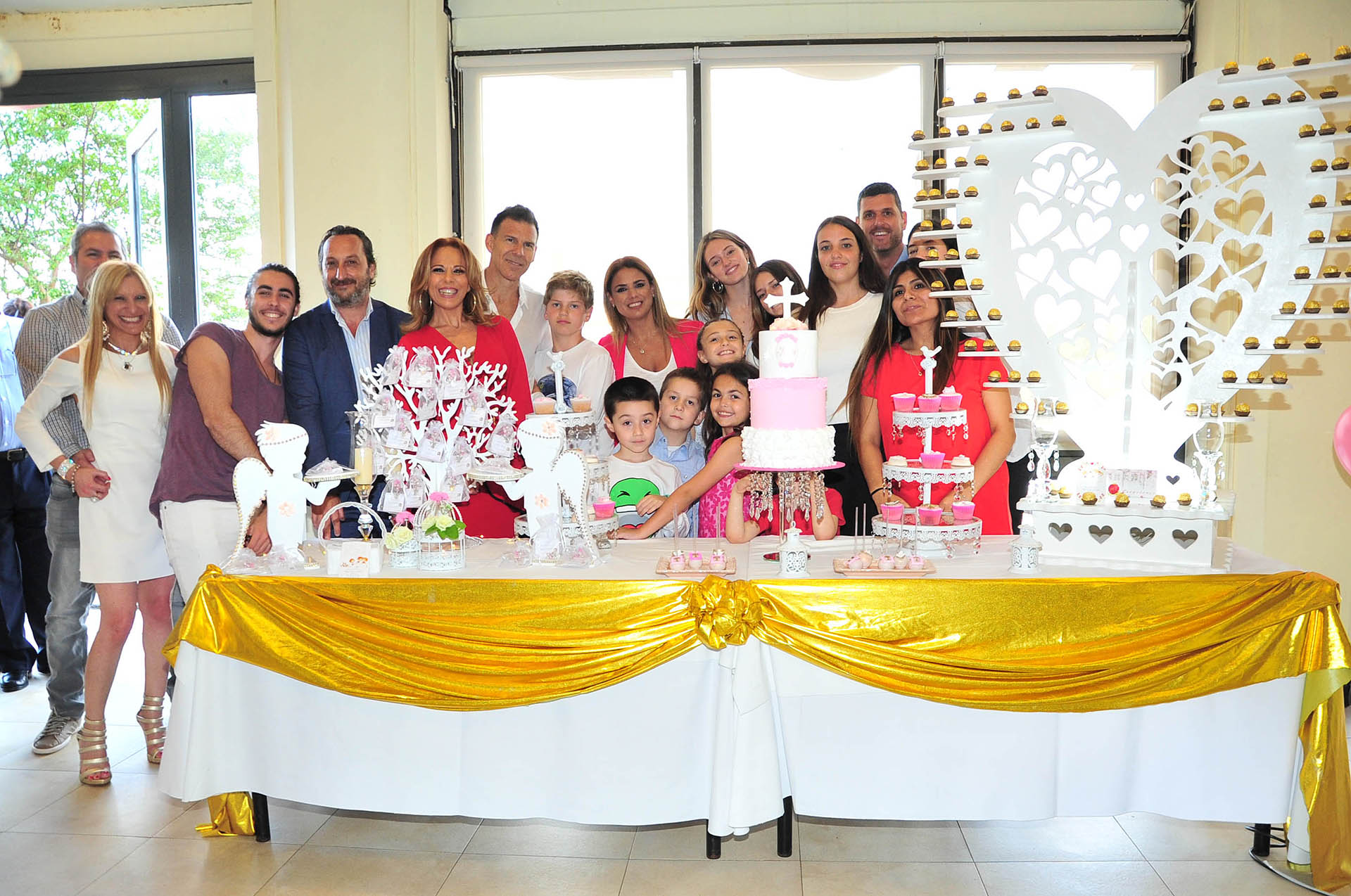 La familia, unida