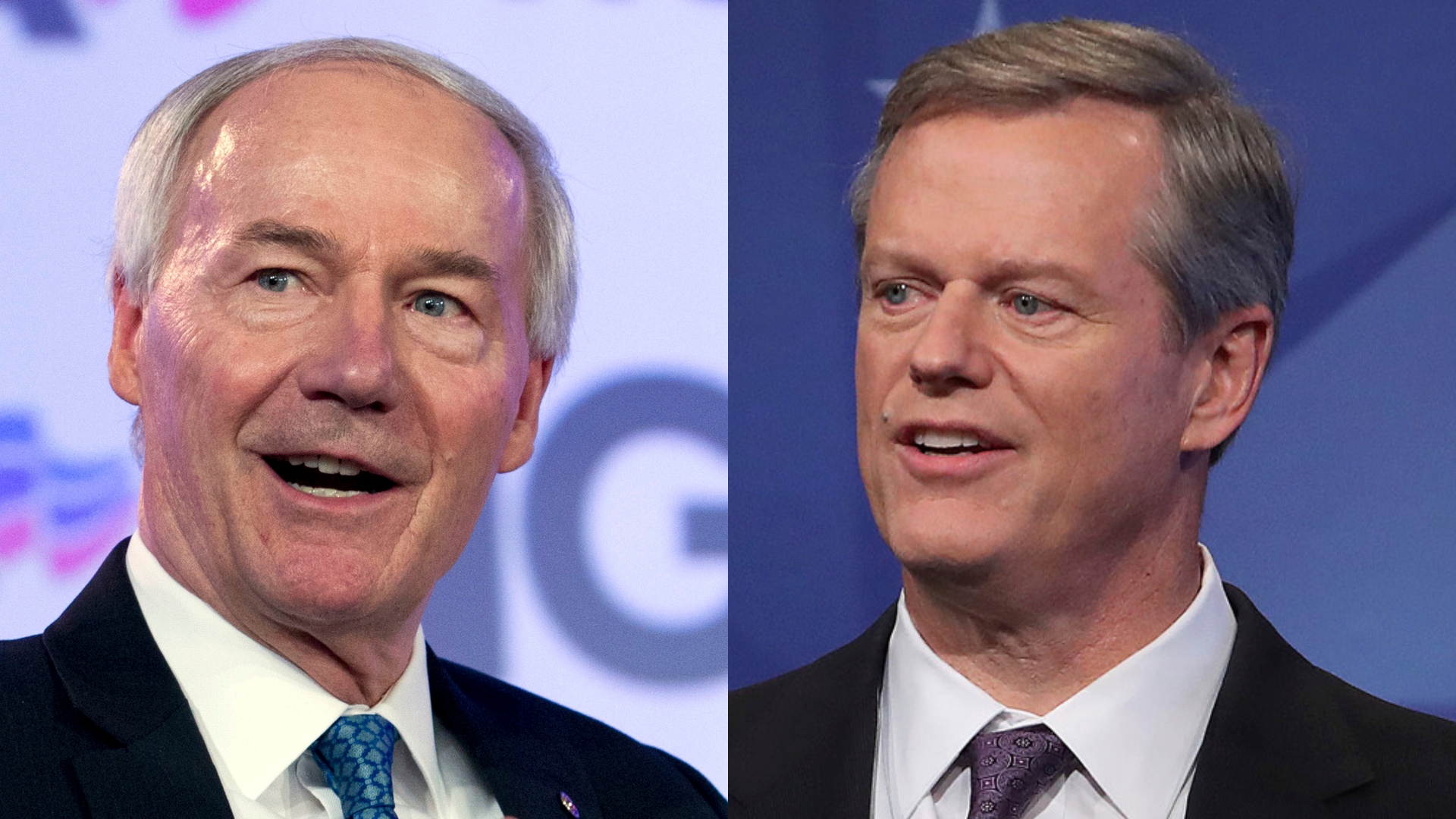 Charlie Baker (Massachusetts) y Asa Hutchinson (Arkansas) fueron reelegidos como gobernadores