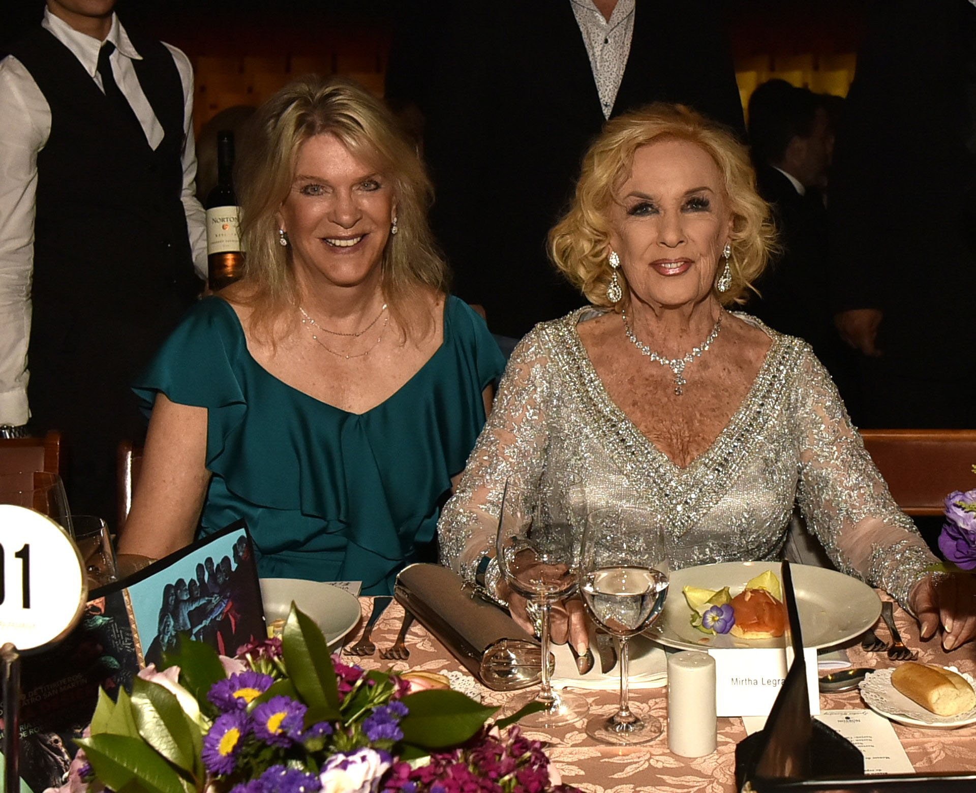 Eva Thesleff de Soldati y Mirtha Legrand