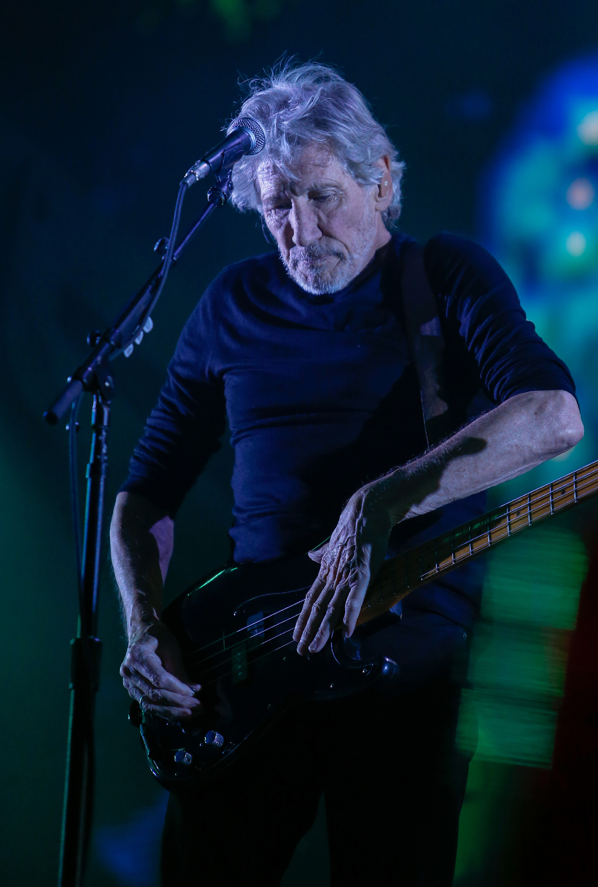 Roger Waters tocó frente a una multitud en el Estadio único de La Plata. El cantante interpretó los hits de Pink Floyd y los temas de su disco solista”Is This the Life We Really Want?” (Nicolás Aboaf)