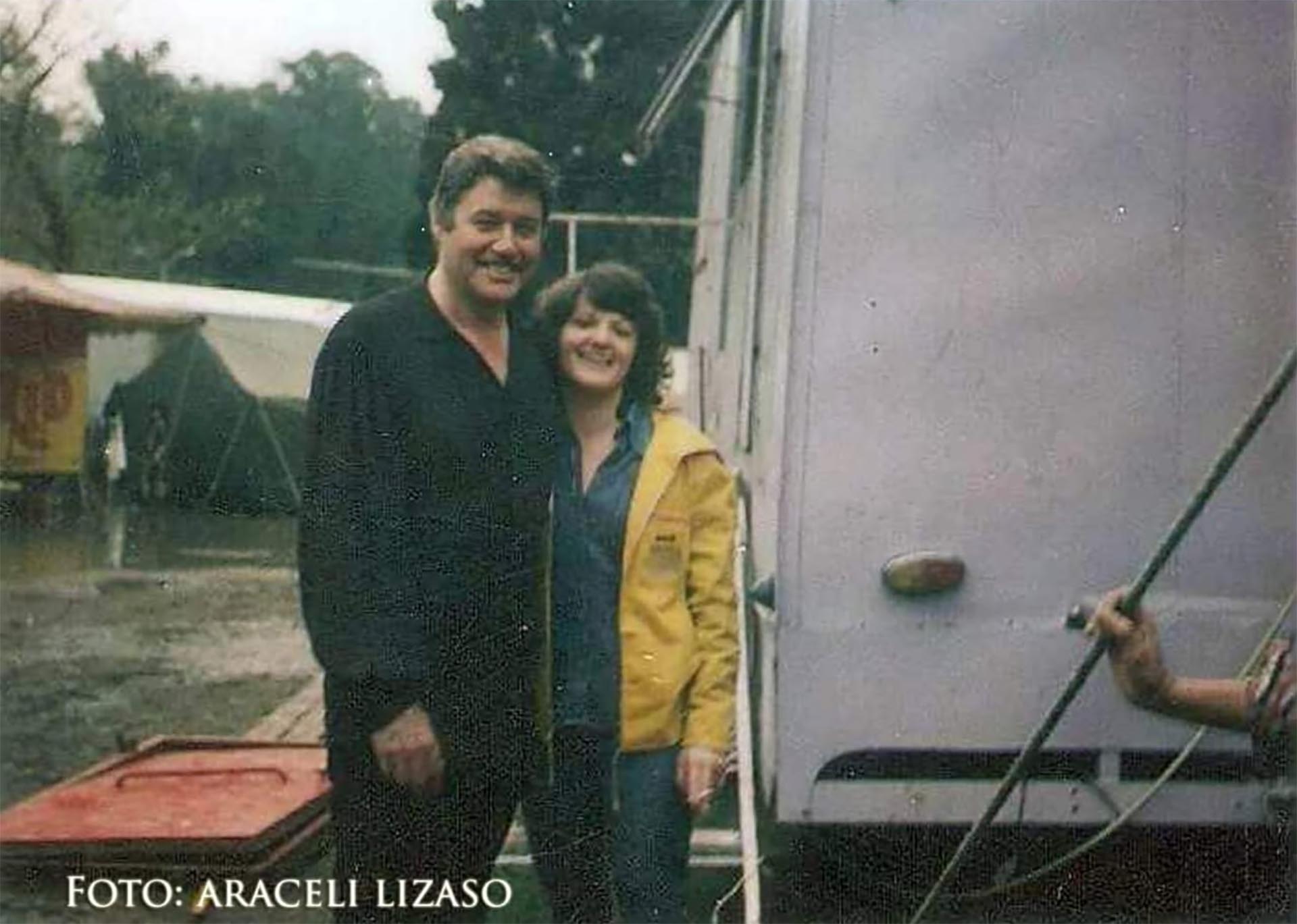 Guy Williams y Araceli Lisazo