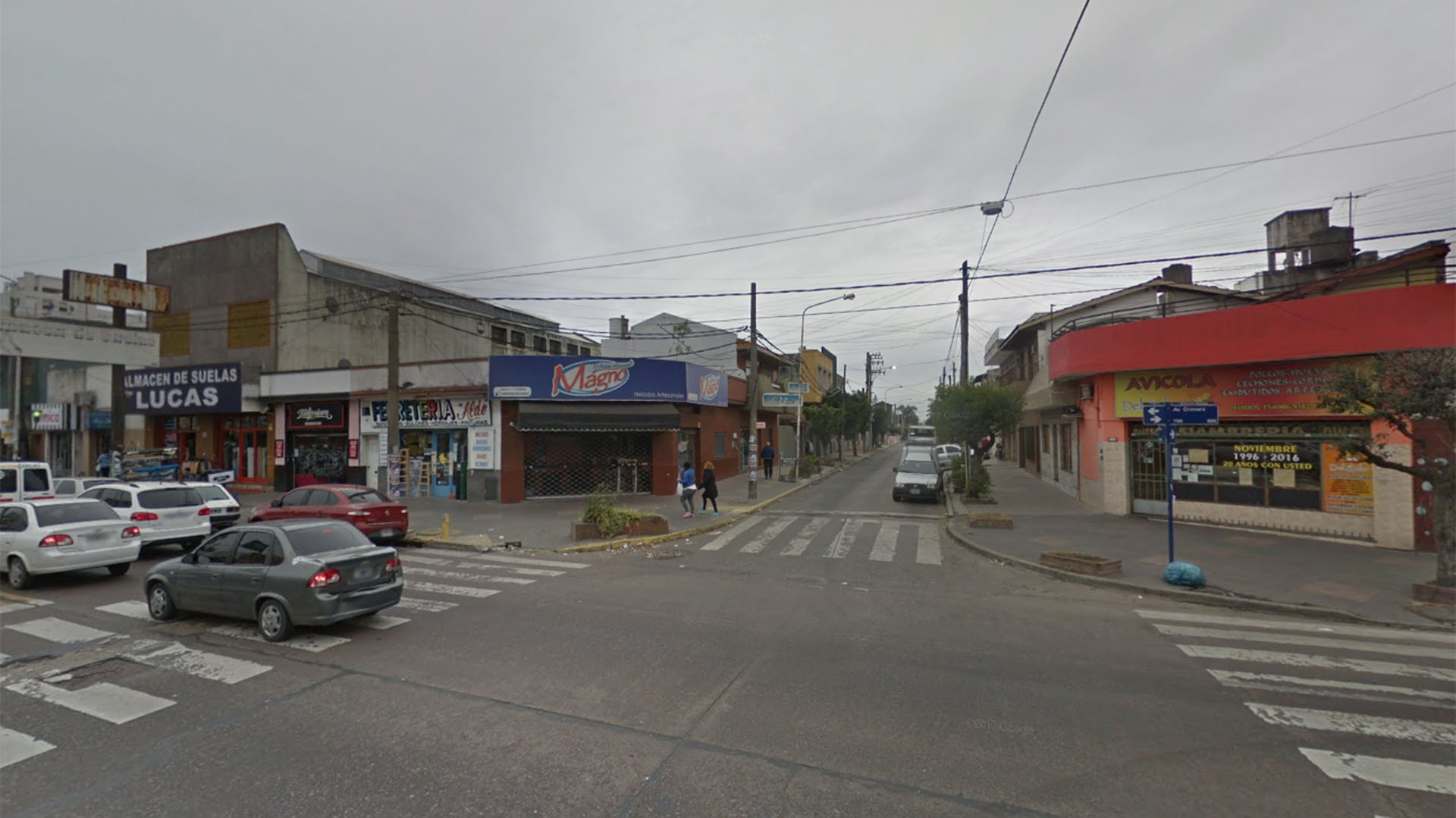 La policía fue alertada del suceso en Paso y avenida Crovara