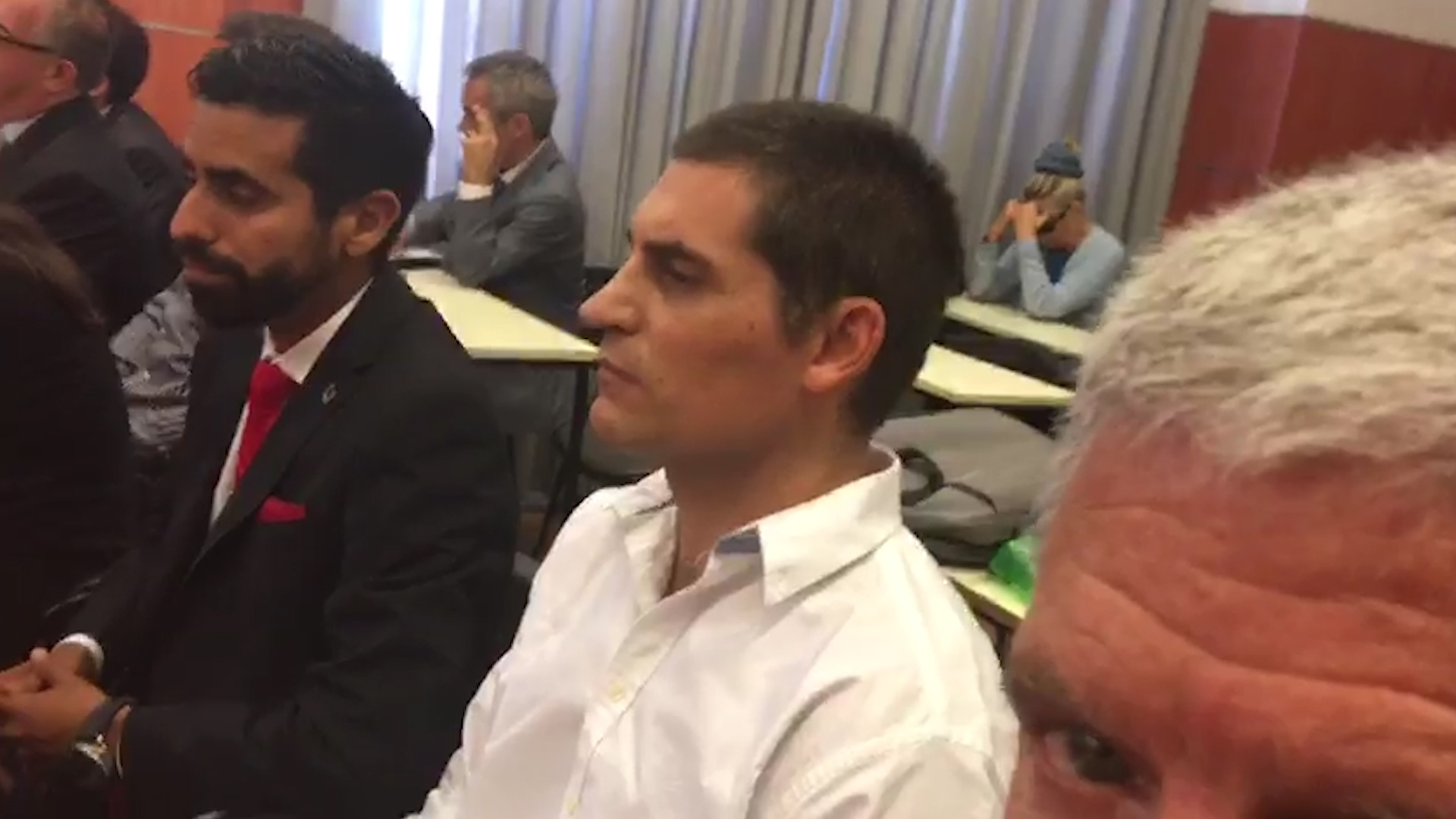 El anestesista durante el juicio