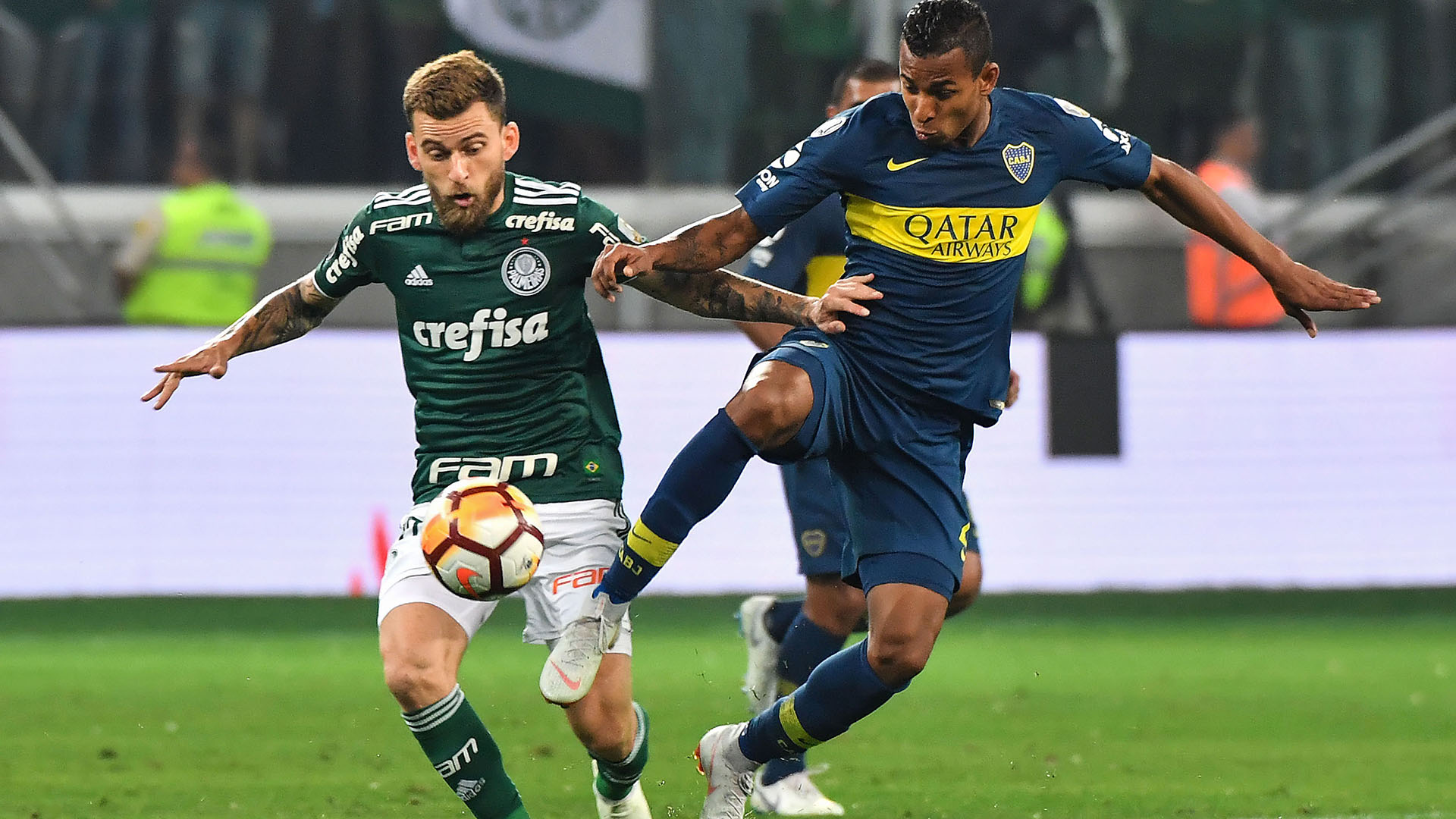 Sebastian Villa hizo un gran aporte para Boca en la Copa Libertadores (AFP)