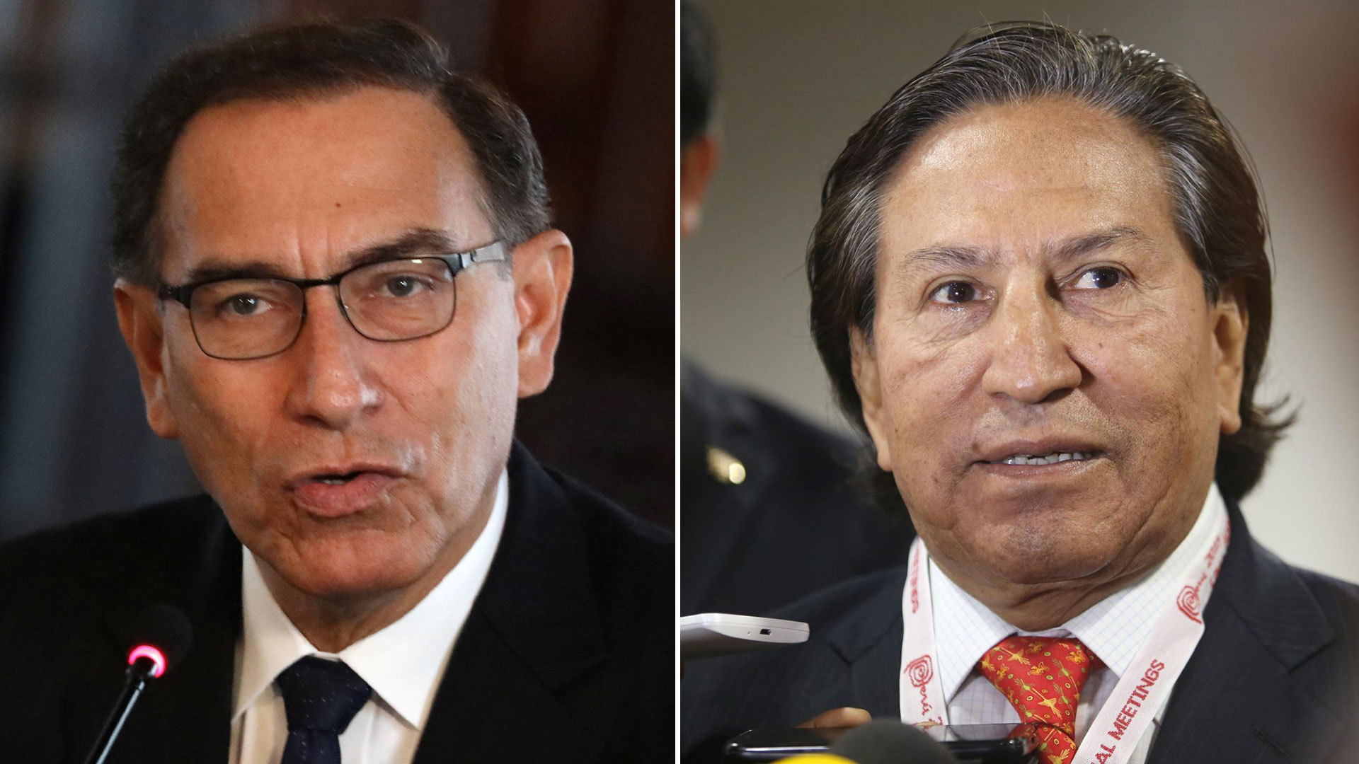 Martín Vizcarra y Alejandro Toledo