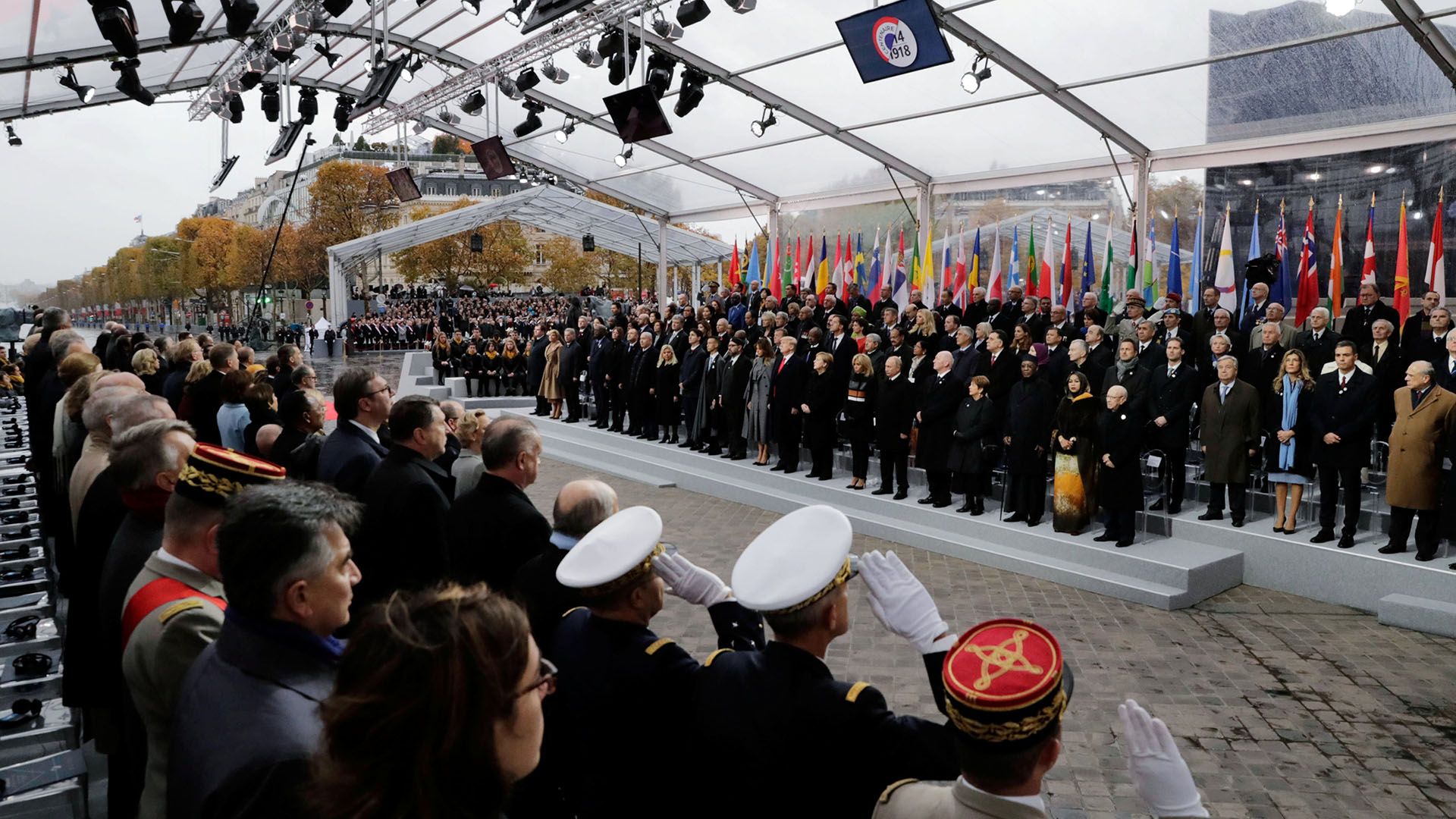 Decenas de jefes de Estado acudieron a la ceremonia