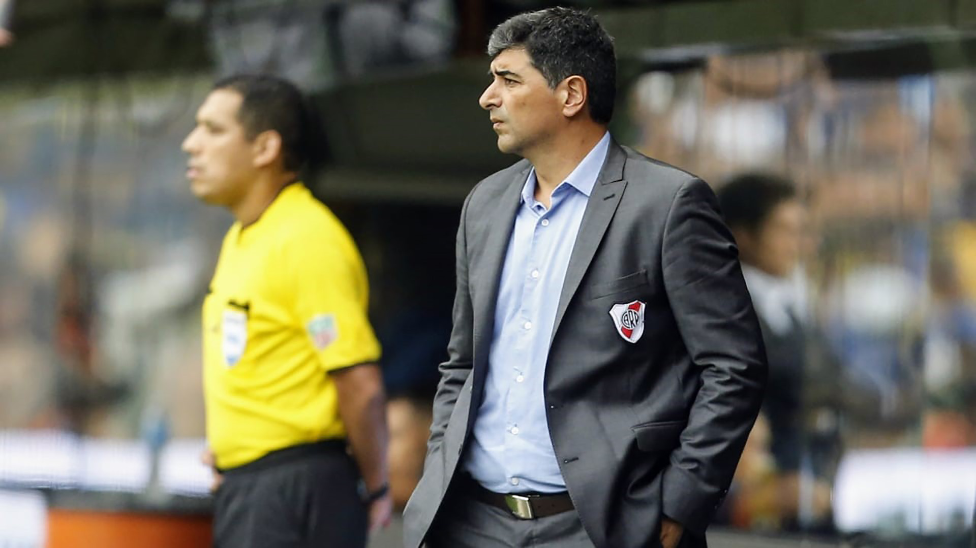 Matías Biscay, en reemplazo de Marcelo Gallardo