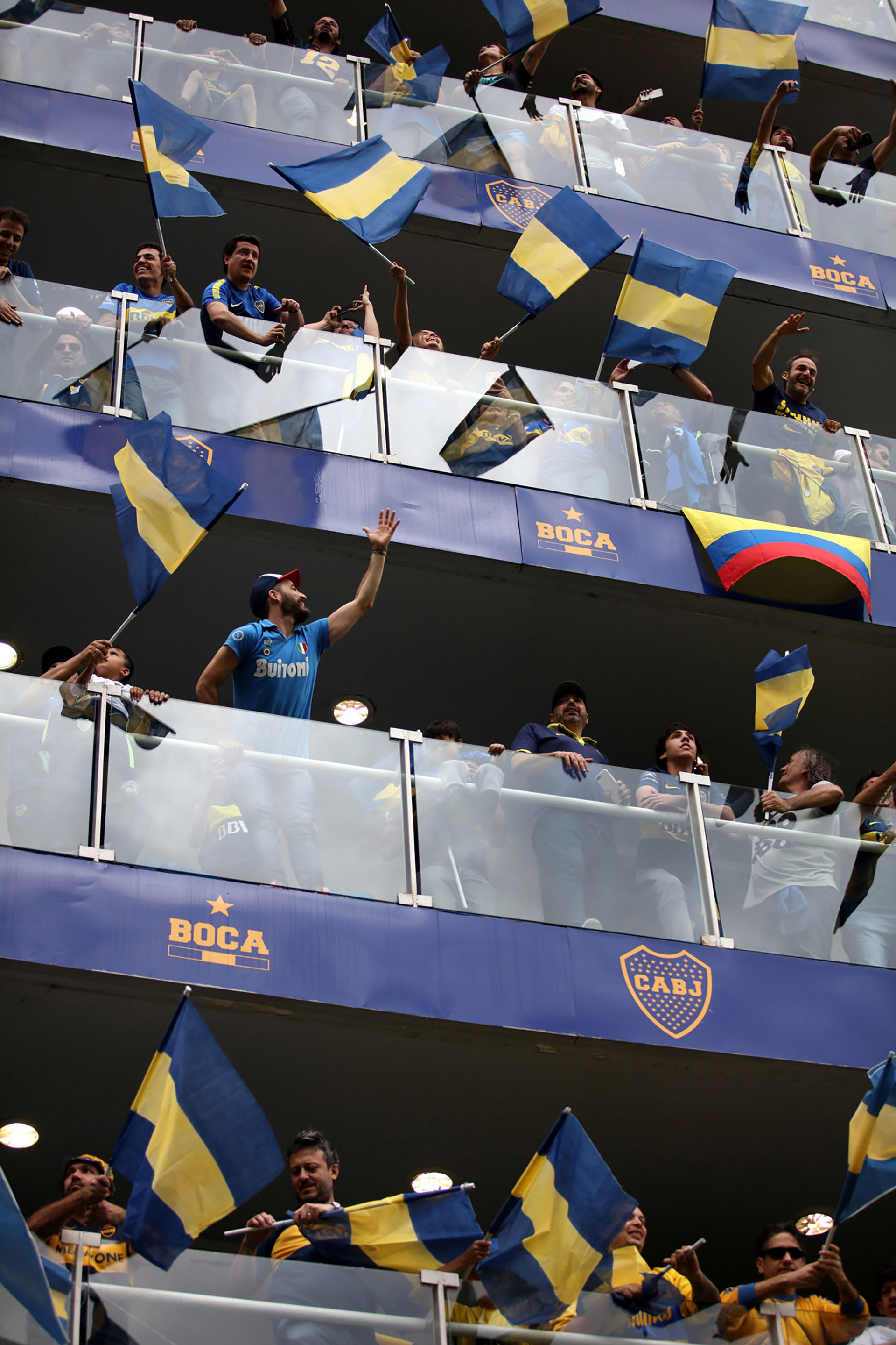 Hubo colombianos presentes en los palcos