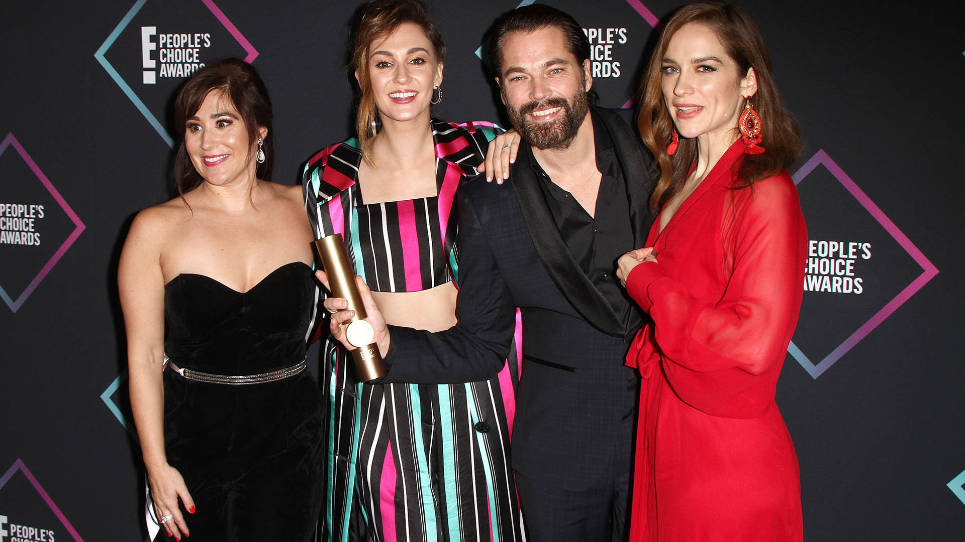 Melanie Scrofano, Tim Rozon, Katherine Barrell, Emily Andras (NPA/The Grosby Group)