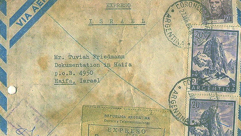 Hermann le escribió a Tuviah Friedman, director de un archivo israelí de búsqueda de nazis, para alertarlo sobre los datos erróneos de su pesquisa para encontrar al criminal nazi