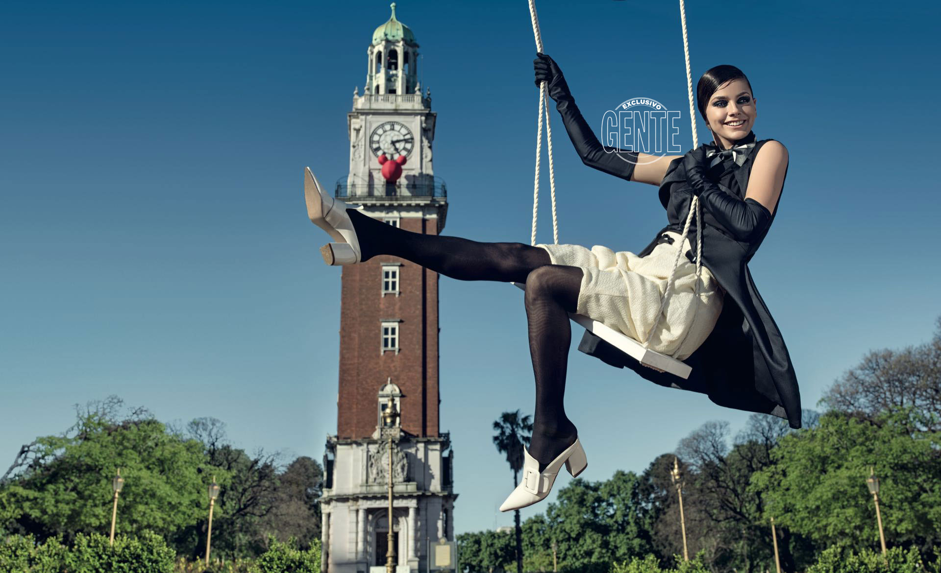 Natalie Pérez y la Torre Monumental: Avenida del Libertador 49.