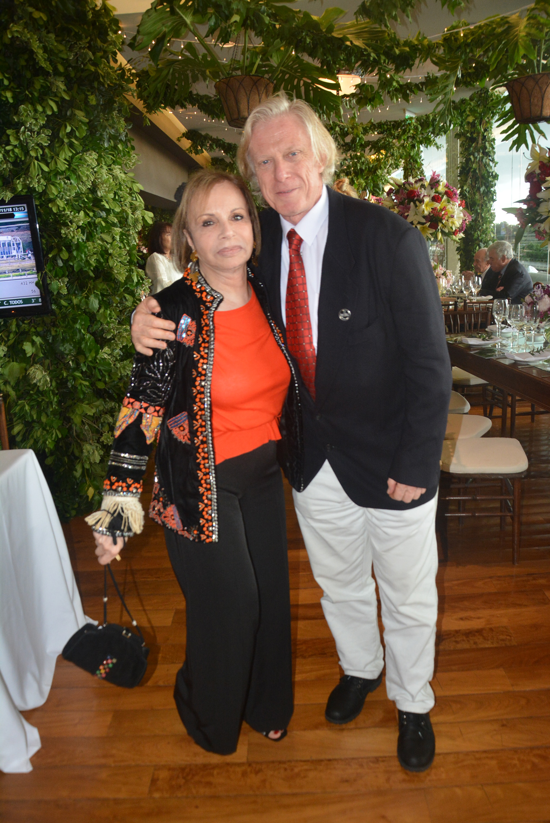 Pablo Goldschmidt y su mujer
