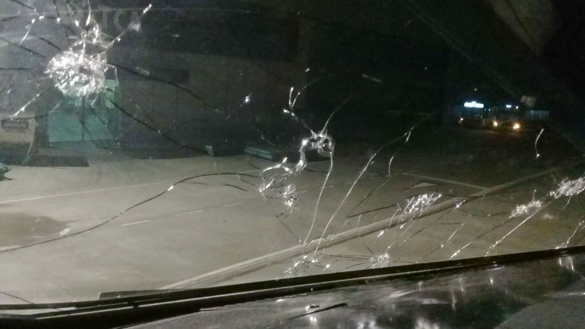 Foto desde el interior de la cabina del Airbus 320