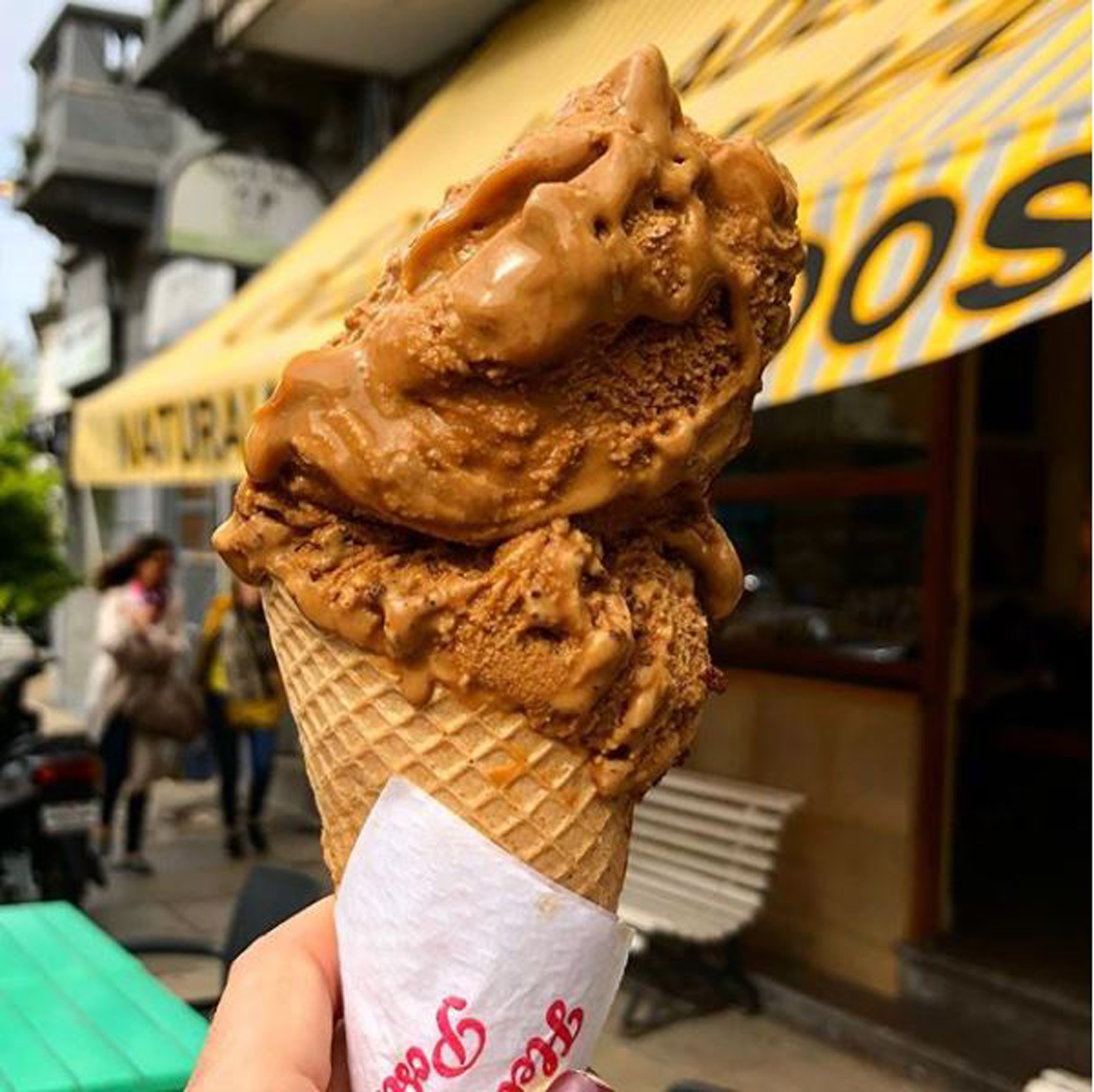 El “súper dulce de leche”, un clásico sabor que se debe probar en Scannapieco (Foto: Instagram)