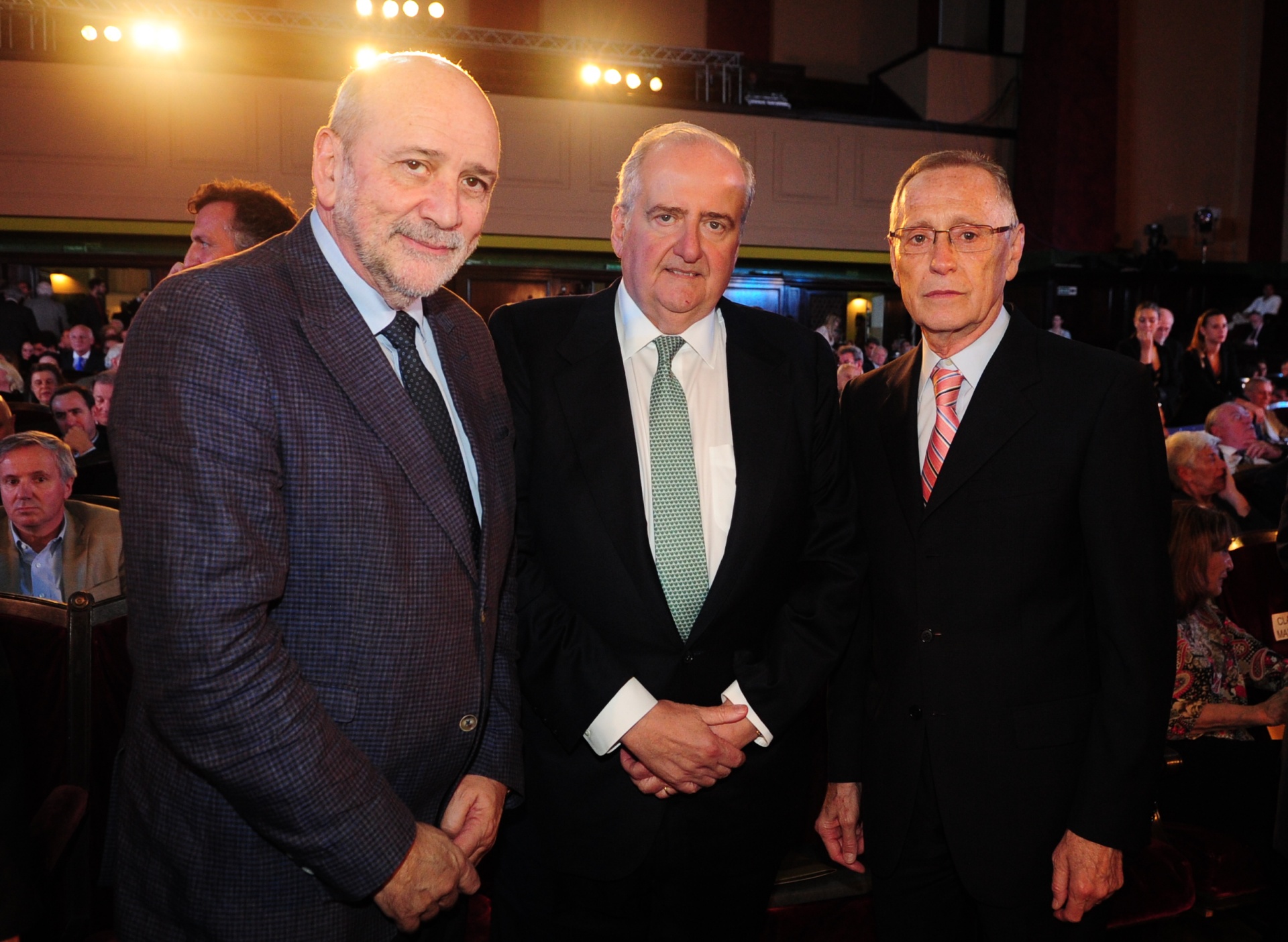 Jesus Rodríguez, Luis Pagani y Adalberto Rodríguez Giavarini