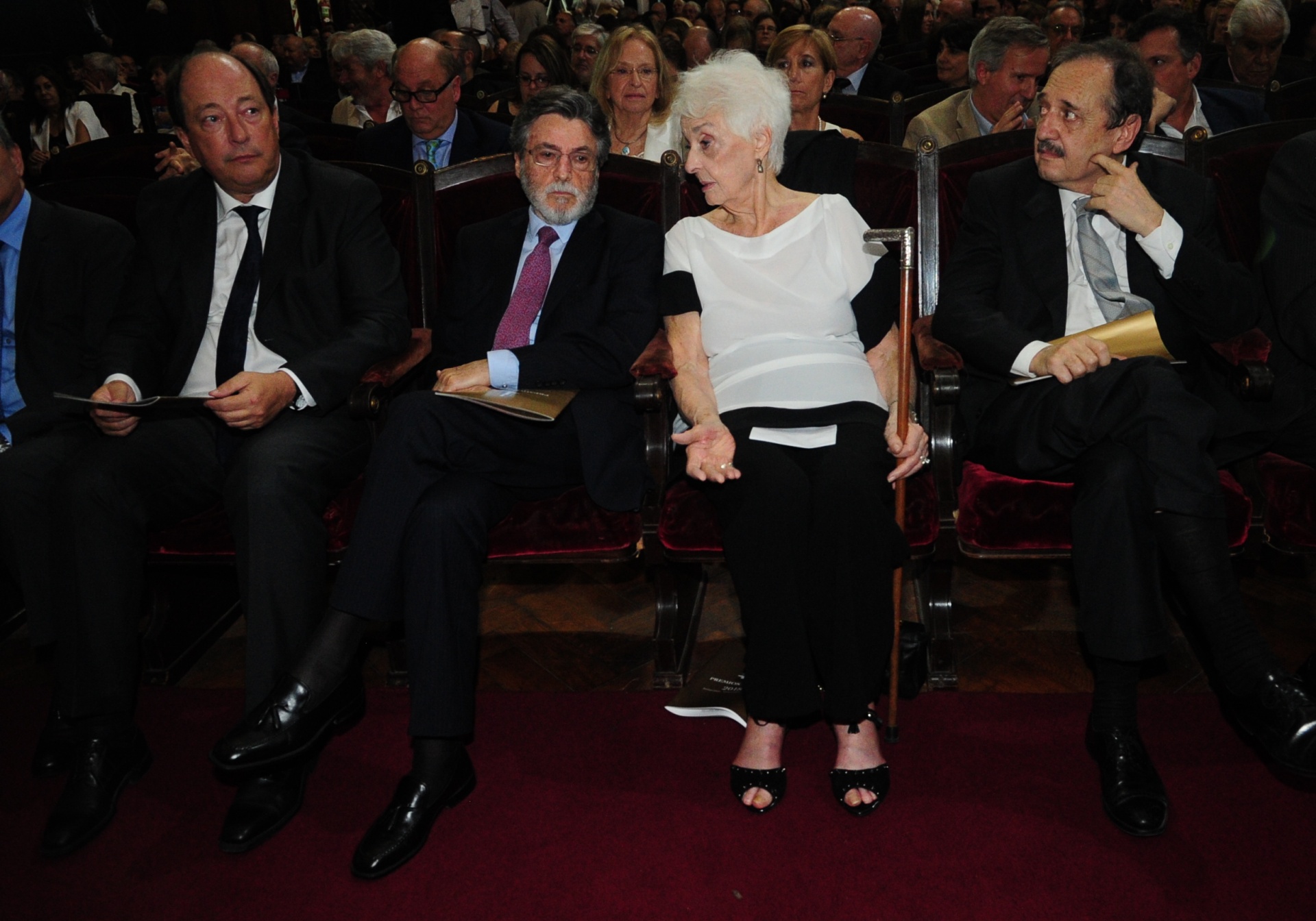 Ernesto Sanz, Alberto Abad, Graciela Fernández Meijide y Ricardo Alfonsín