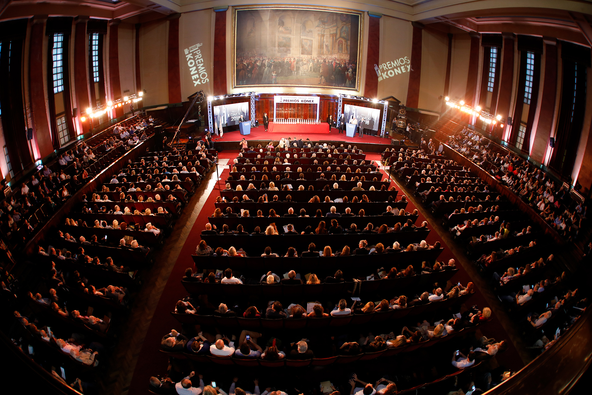 El Acto Culminatorio de los Premios Konex 2018, que se llevó a cabo en el Salón de Actos de la Facultad de Derecho de la Universidad de Buenos Aires ///